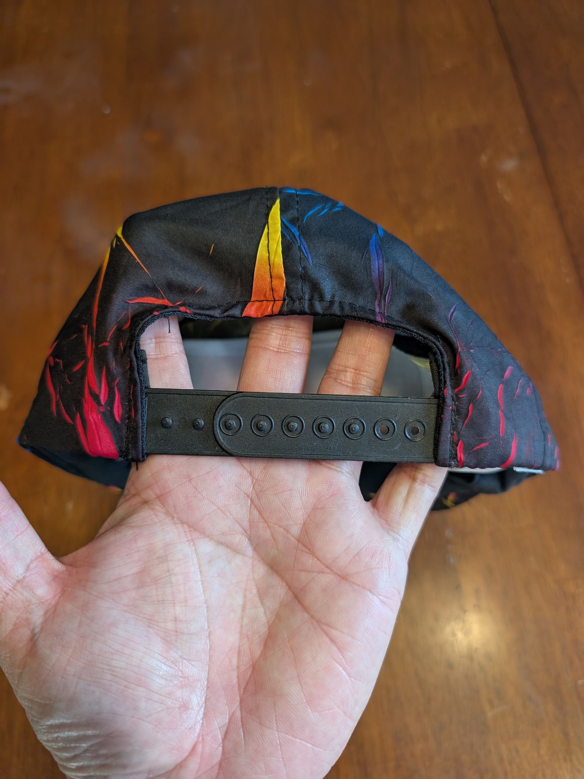 Other Vintage Rainbow Splash Snapon Racing Snapback Nylon Hat Size ONE SIZE - 4 Thumbnail