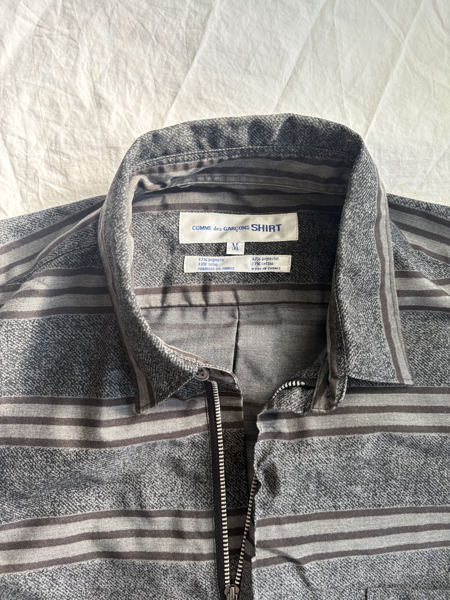 Comme des Garcons SHIRT Comme des Garcons Shirt - zipper long sleeve Size US M / EU 48-50 / 2 - 4 Thumbnail