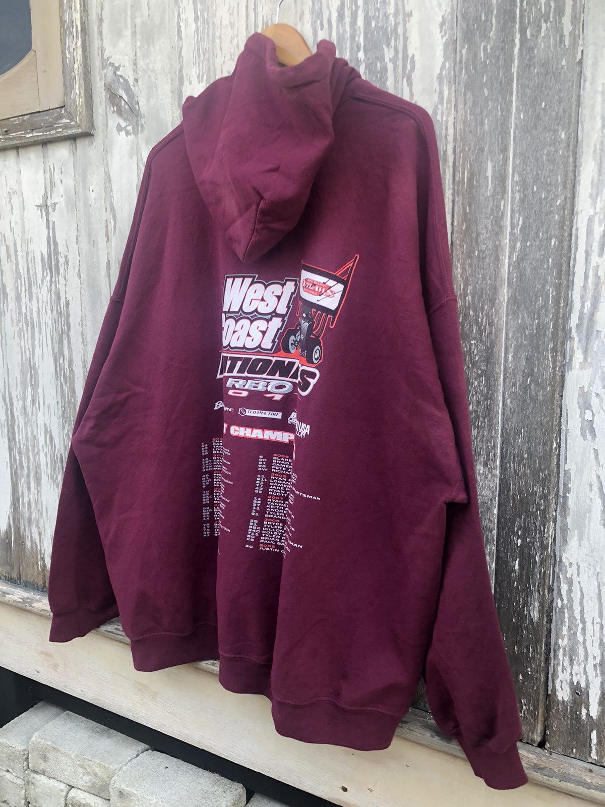 Ford × NASCAR × Vintage 🔥Vintage Y2K🔥Sunfaded West Coast National RBO Baggy Hoodies Size US XXL / EU 58 / 5 - 5 Thumbnail