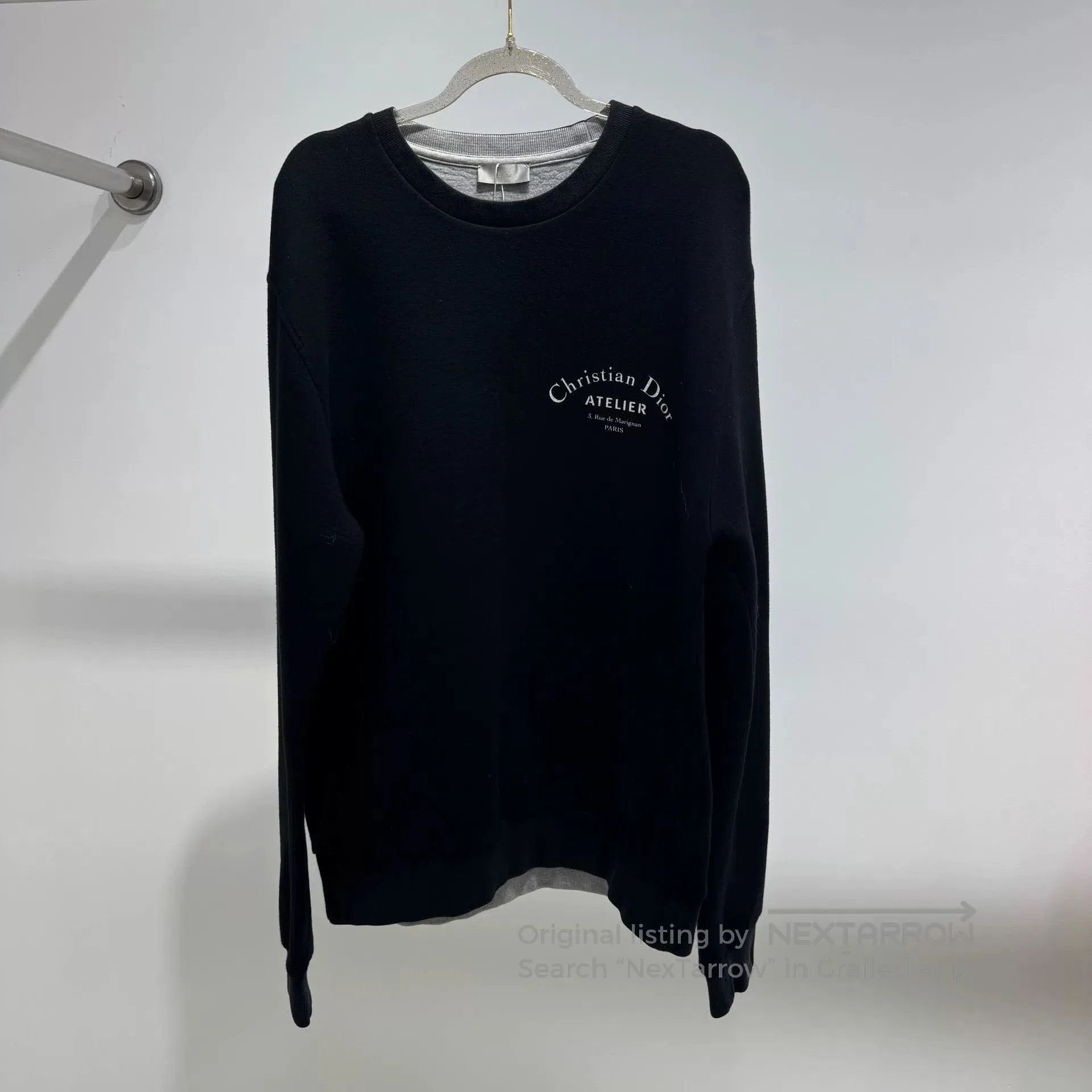 Dior Dior Space Cotton Two-Tone Slogan Sweatshirt L. Size US L / EU 52-54 / 3 - 1 Thumbnail