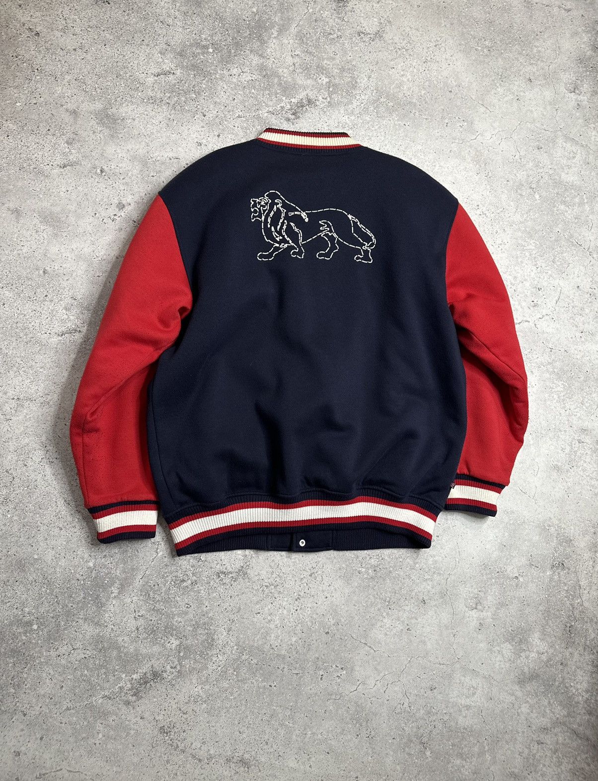 Lonsdale Lonsdale England Big Embroidered Logo Navy Bomber Jacket Size US XL / EU 56 / 4 - 1 Thumbnail