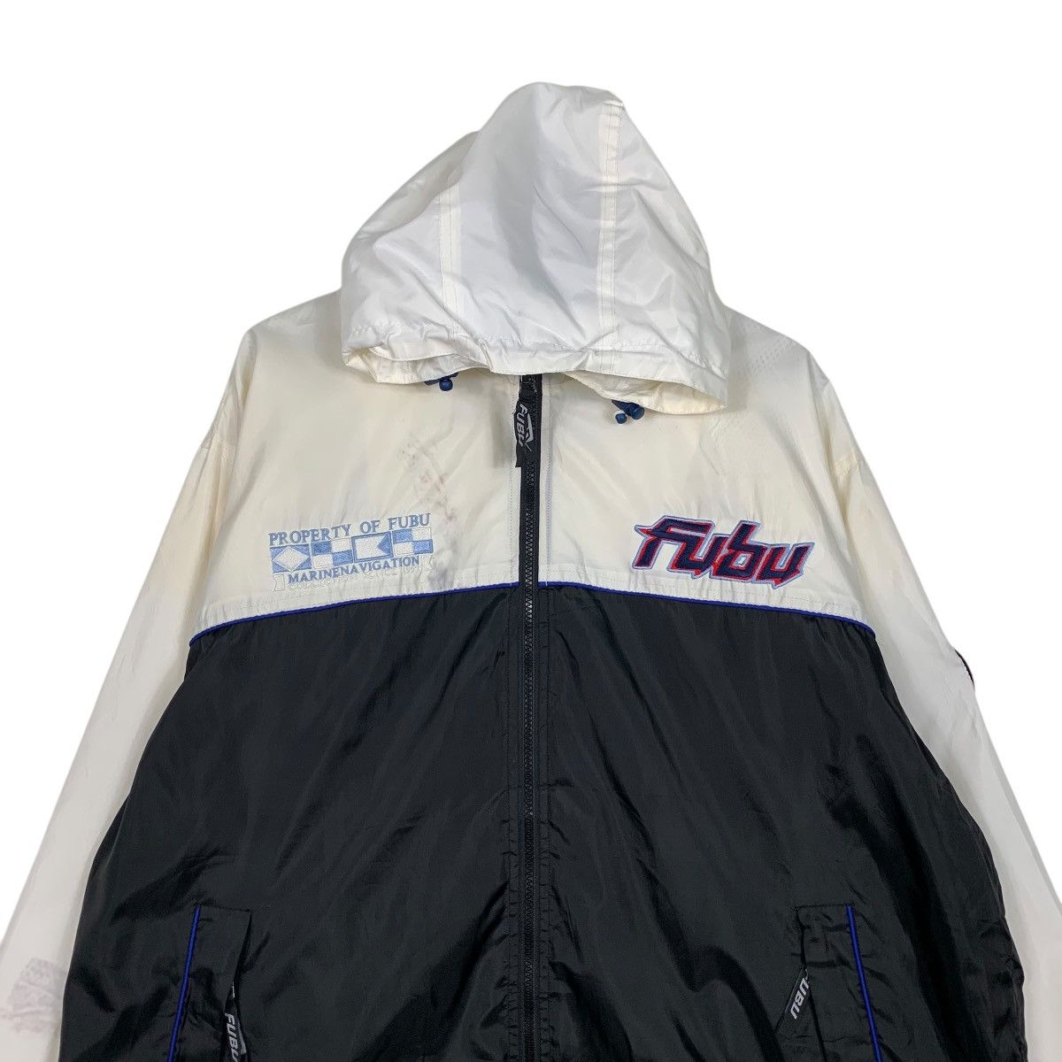 Fubu FUBU Big Logo Hoodie Light Jacket Windbreaker #1932-C84 Size US L / EU 52-54 / 3 - 2 Thumbnail