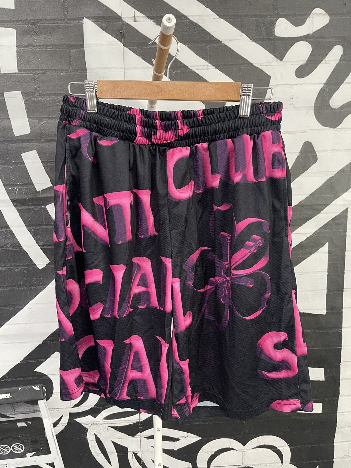 Anti Social Social Club × Designer 🌺 ASSC Anti Social Club Coral Crush Shorts 2XL Size XXL 🌺 Size US 38 / EU 54 - 3 Thumbnail