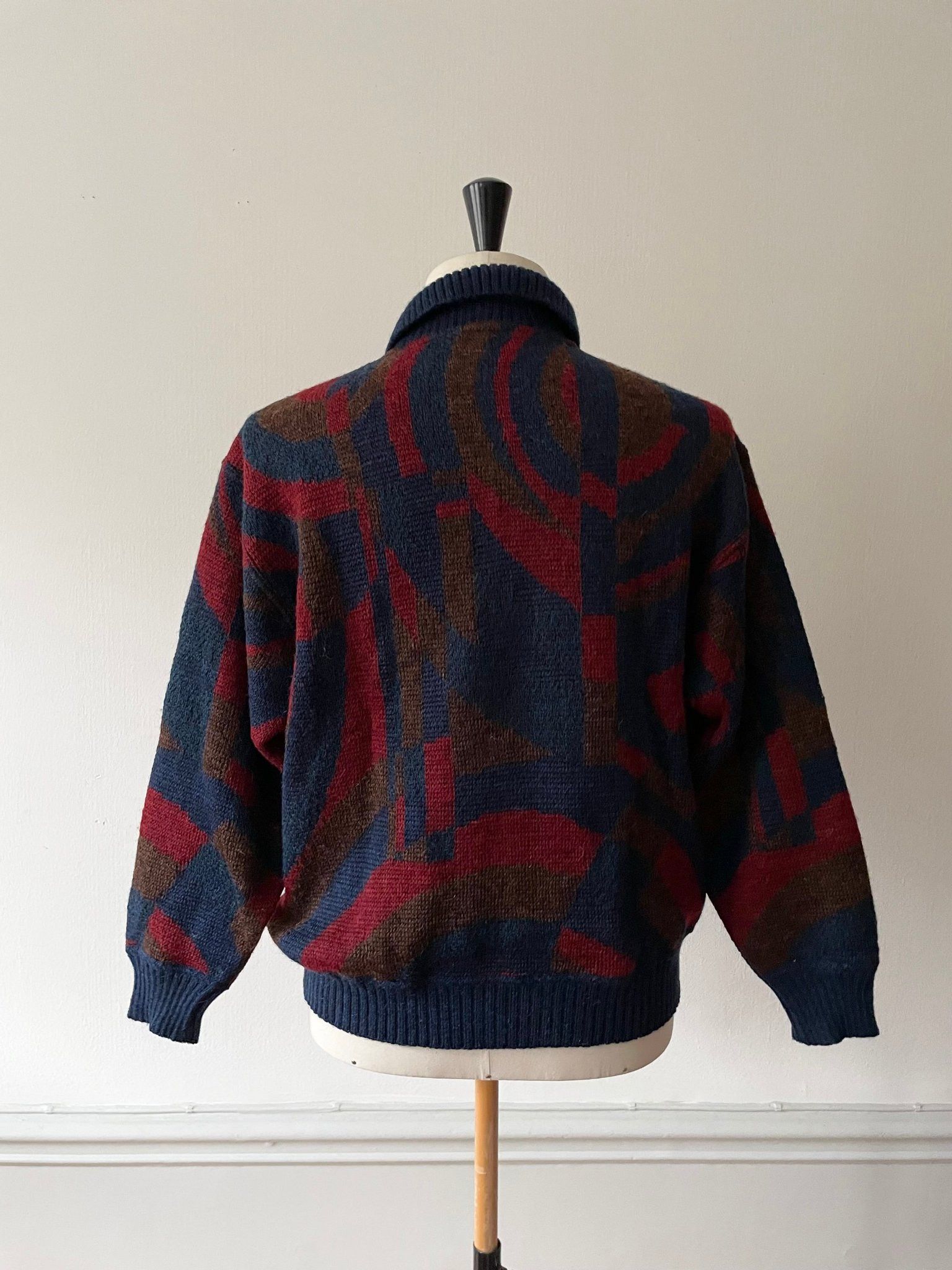 Vintage 1980's Italian Knit Sweater - Medium Size US M / EU 48-50 / 2 - 5 Thumbnail