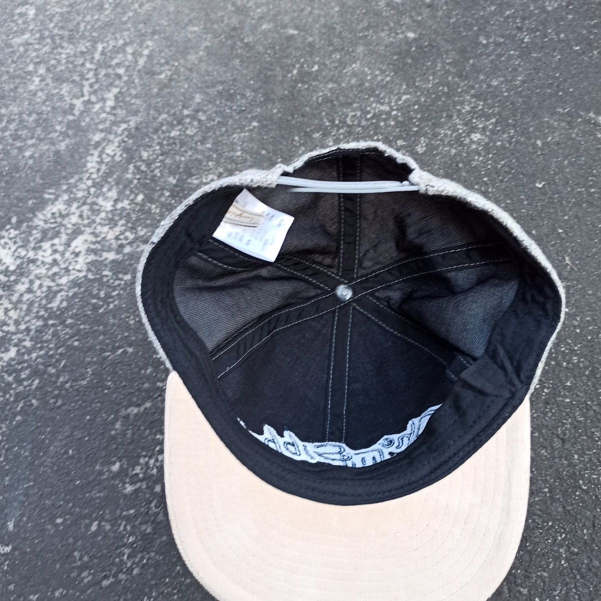 Japanese Brand Unique materials. Snapbacl The sibber hat by ungrid Size 38 - 15 Thumbnail