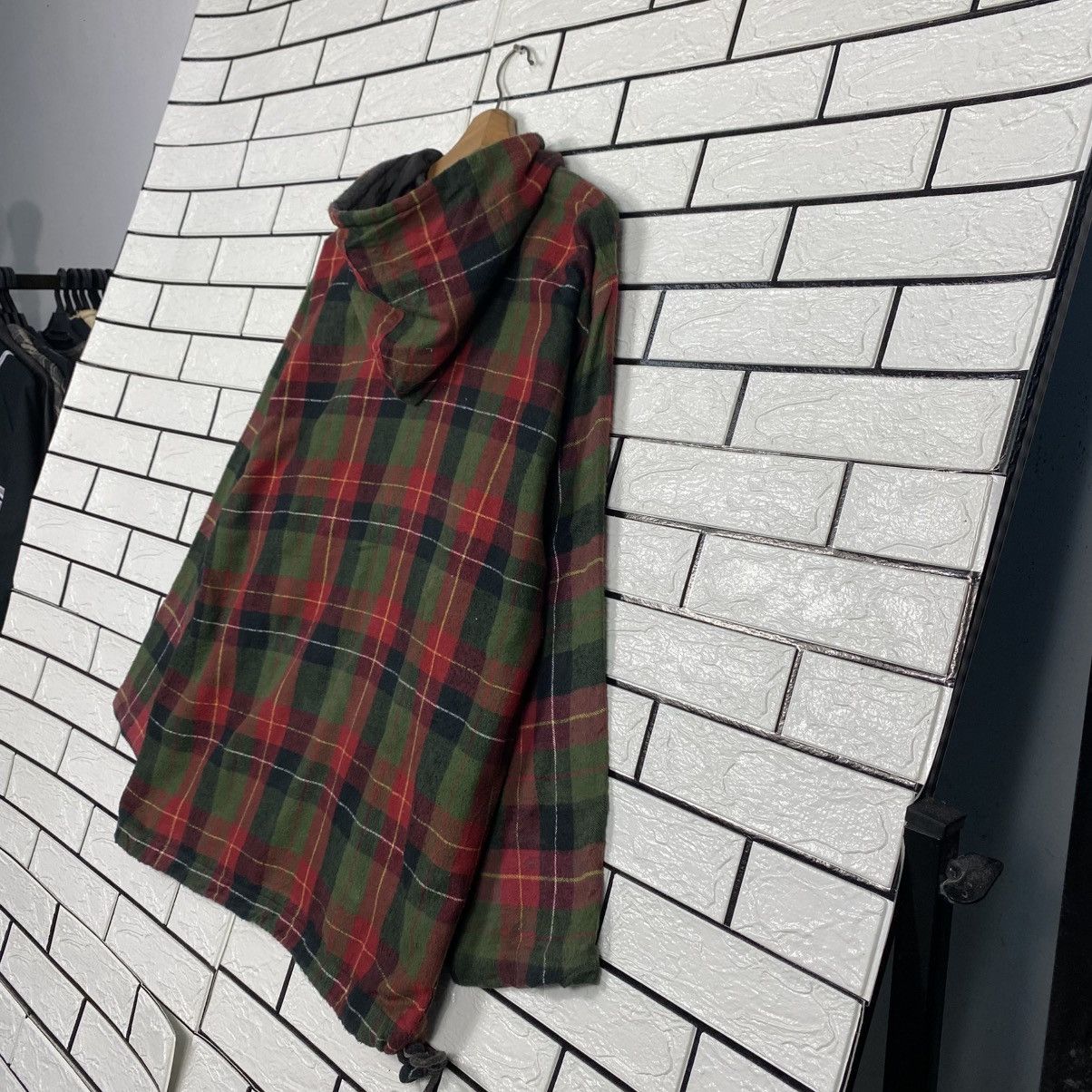 Hysteric Glamour 📌Vintage Half Button Baja Jacket Hoodie Tartan Design Size US M / EU 48-50 / 2 - 12 Thumbnail