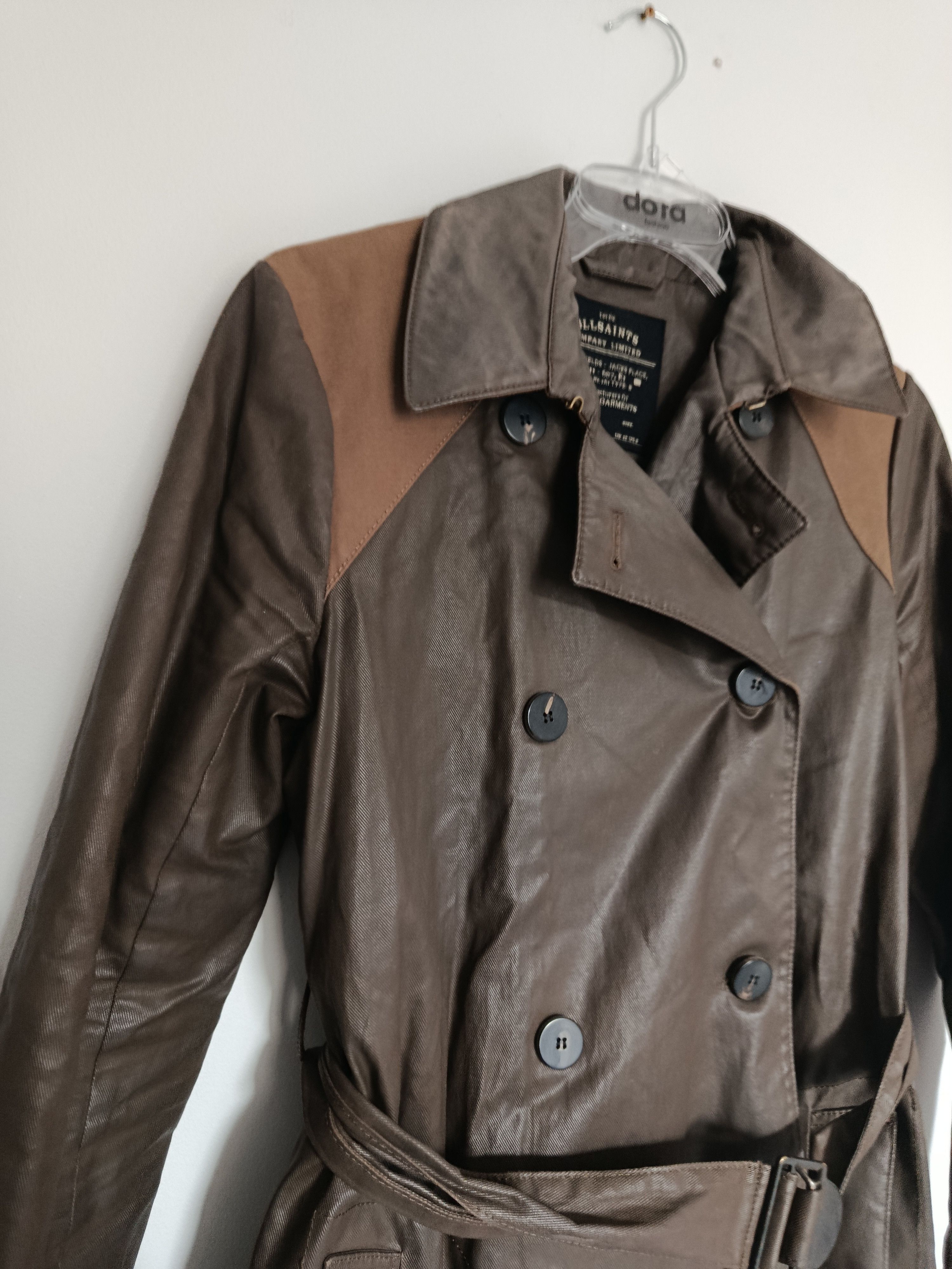 Allsaints AllSaints Vintage double-breasted coat Size L / US 10 / IT 46 - 2 Thumbnail
