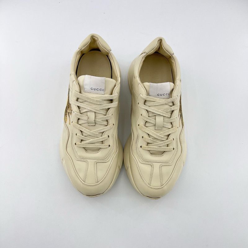 Gucci Gucci Rhyton Tiger Leather Sneakers for Men - Size US 8 / EU 41 - 2 Thumbnail