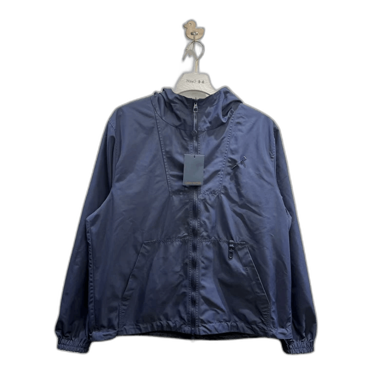 Louis Vuitton Louis Vuitton Blue Reversible Jacket with Logo-yf Size US L / EU 52-54 / 3 - 1 Thumbnail