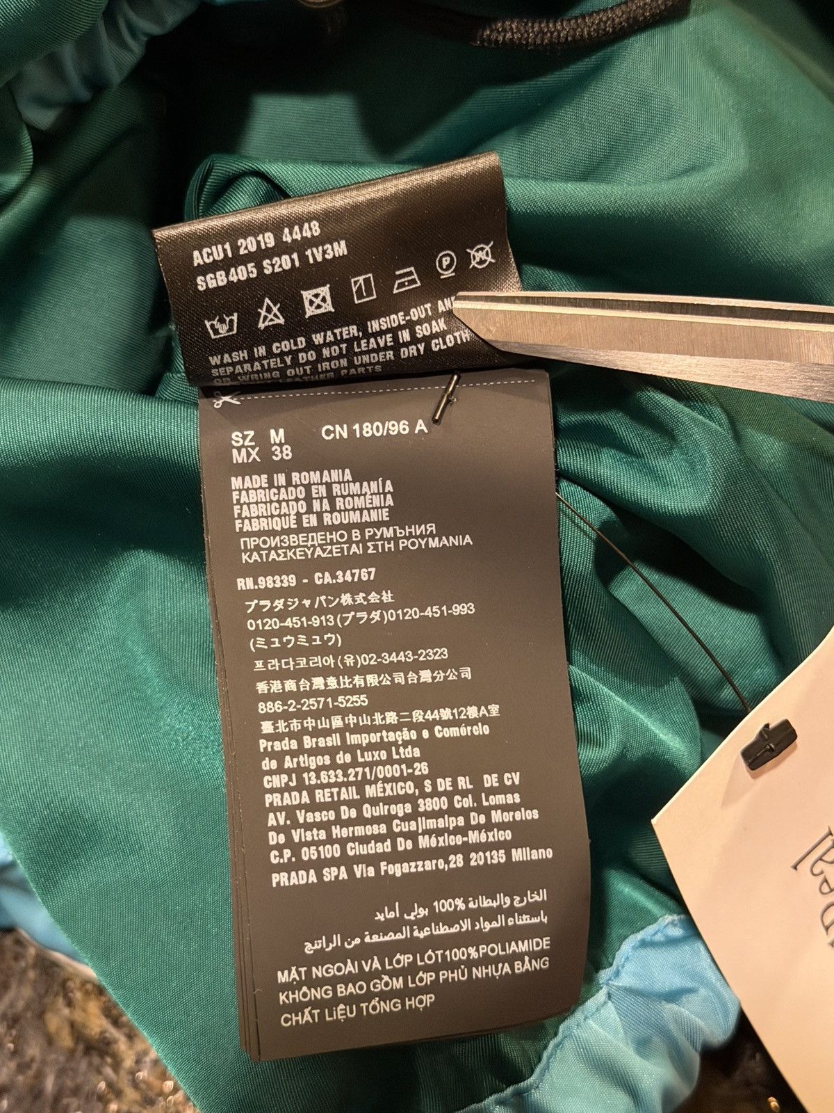 Prada Prada FW18 Nylon Colorblock Cargo Zip Up Runway Jacket Size US M / EU 48-50 / 2 - 19 Thumbnail