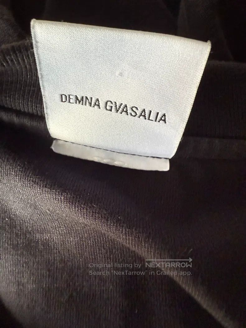 Vetements Vetements Distressed black-gray charcoal gray round neck T Size US M / EU 48-50 / 2 - 5 Thumbnail