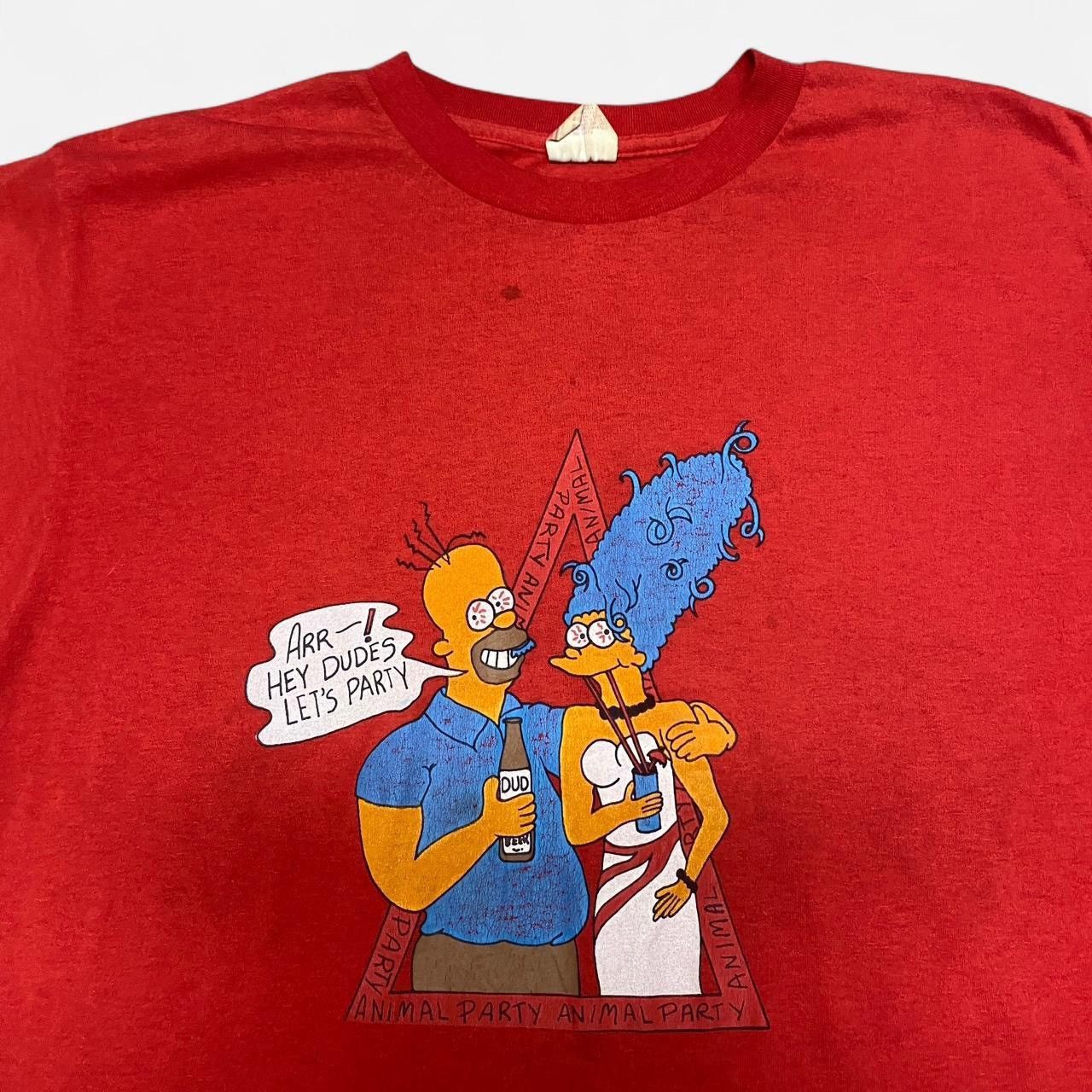 Other Vintage single stitch hey dudes let’s party Simpson red tee Size US L / EU 52-54 / 3 - 3 Thumbnail