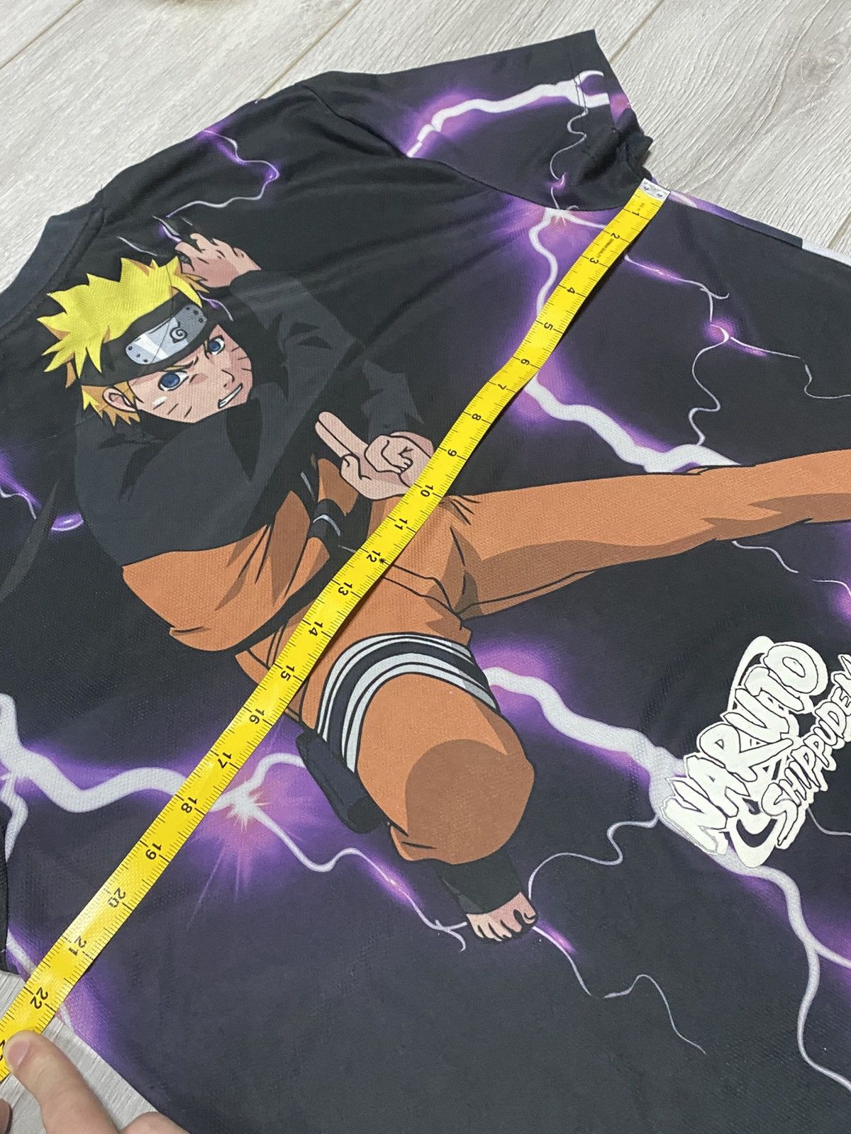 Anime Naruto shippuden Saske 2002 Masashi overprint vintage tshirt Size US L / EU 52-54 / 3 - 9 Thumbnail