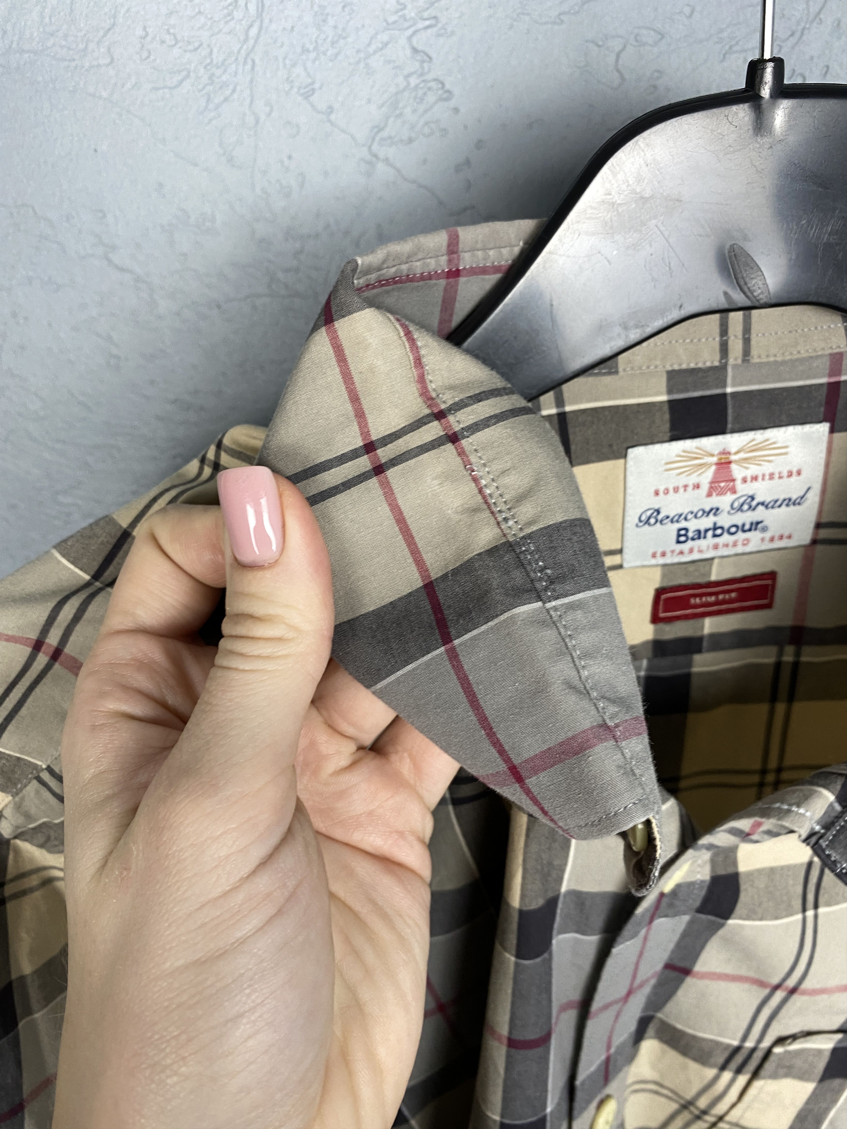 Barbour Barbour Vintage Mens Tartan Plaid Long Sleeve Shirt Size US L / EU 52-54 / 3 - 5 Thumbnail