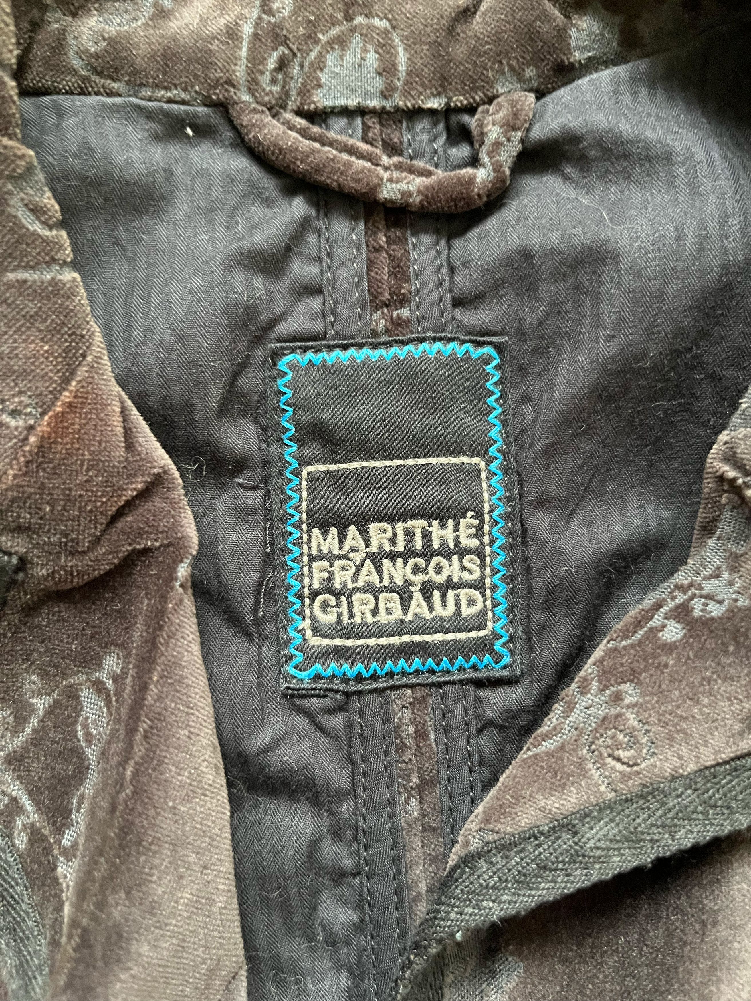 Marithe + Francois Girbaud Marithe Francois Girbaud brown velour blazer Size M / US 6-8 / IT 42-44 - 3 Thumbnail