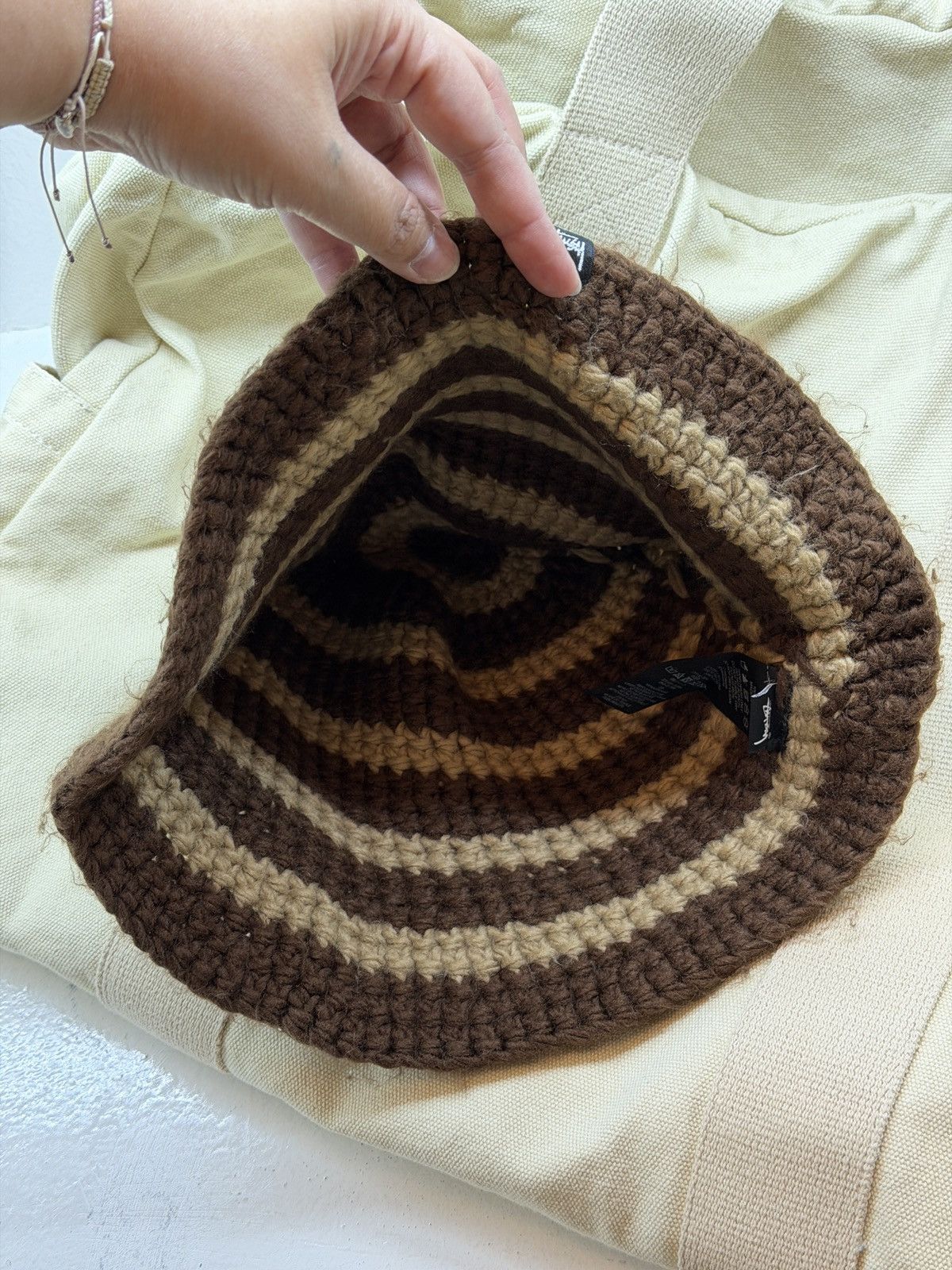 Stussy Stussy Swirl Knit Bucket Hat Size ONE SIZE - 3 Thumbnail
