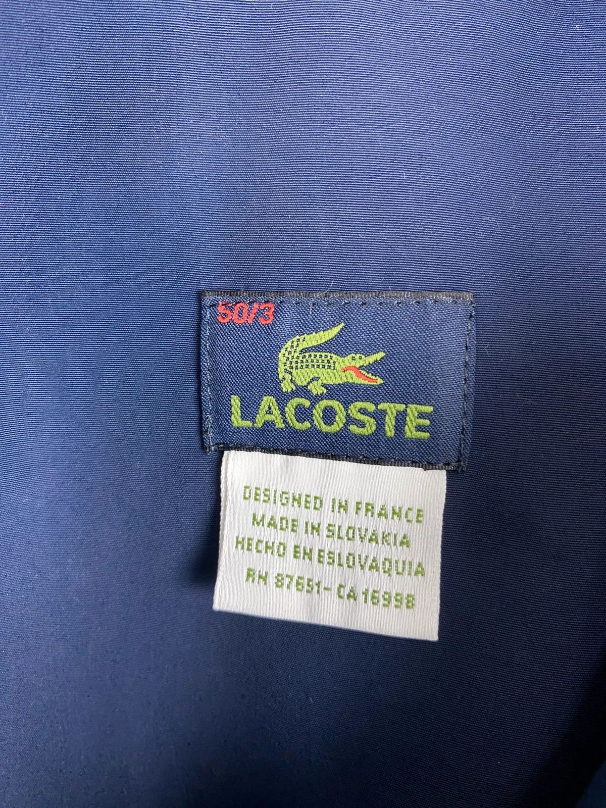 Lacoste Lacoste Vintage Bomber Jacket size 50 M Size US M / EU 48-50 / 2 - 7 Thumbnail