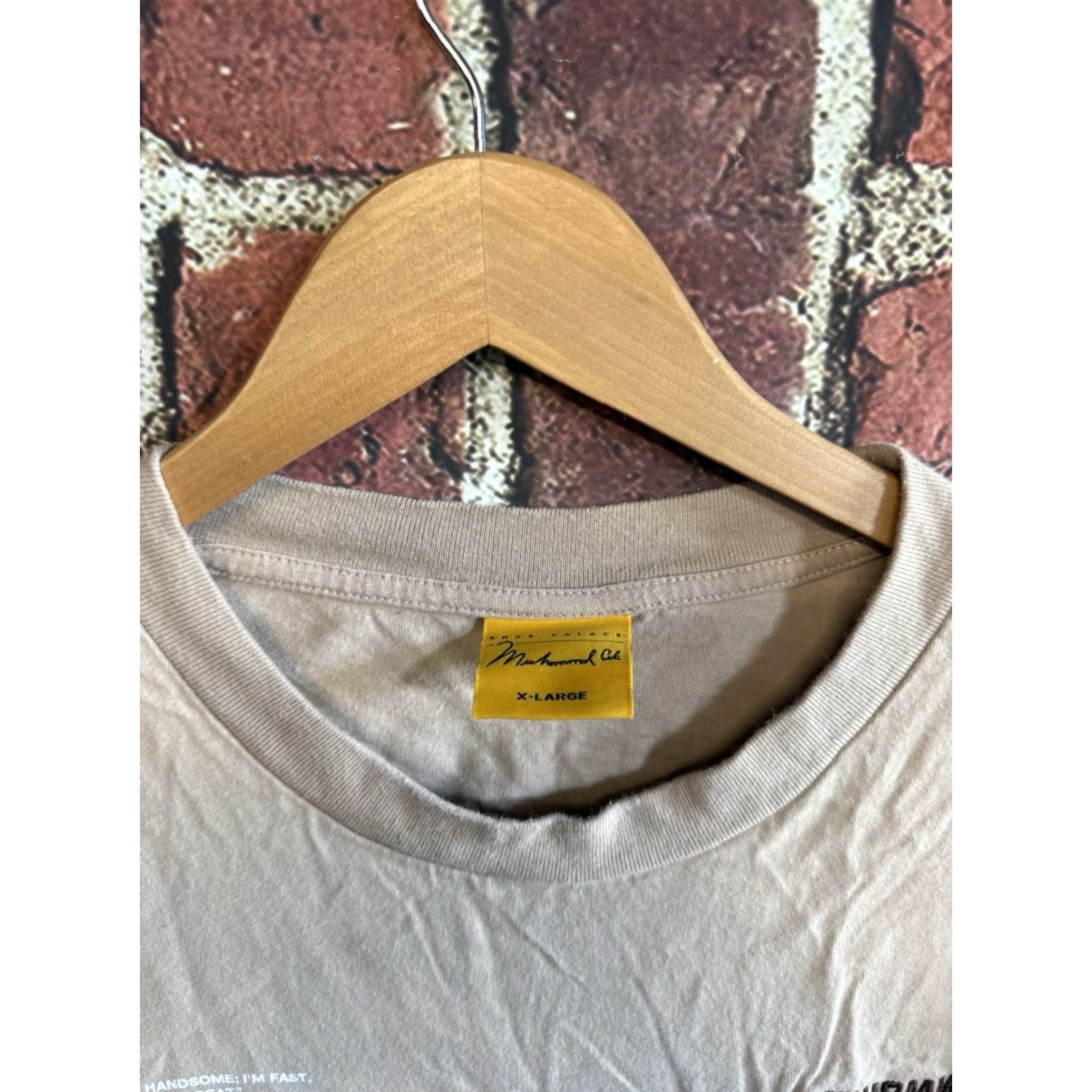 Palace Shoe Palace x Muhammed Ali Mens Brown Short Sleeve Graphic T-shirt Size XL Size US XL / EU 56 / 4 - 3 Thumbnail