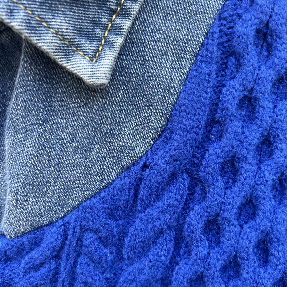 Japanese Brand “RARE” DISTRESS PATCHWORK DENIM JACKET Size US L / EU 52-54 / 3 - 4 Thumbnail
