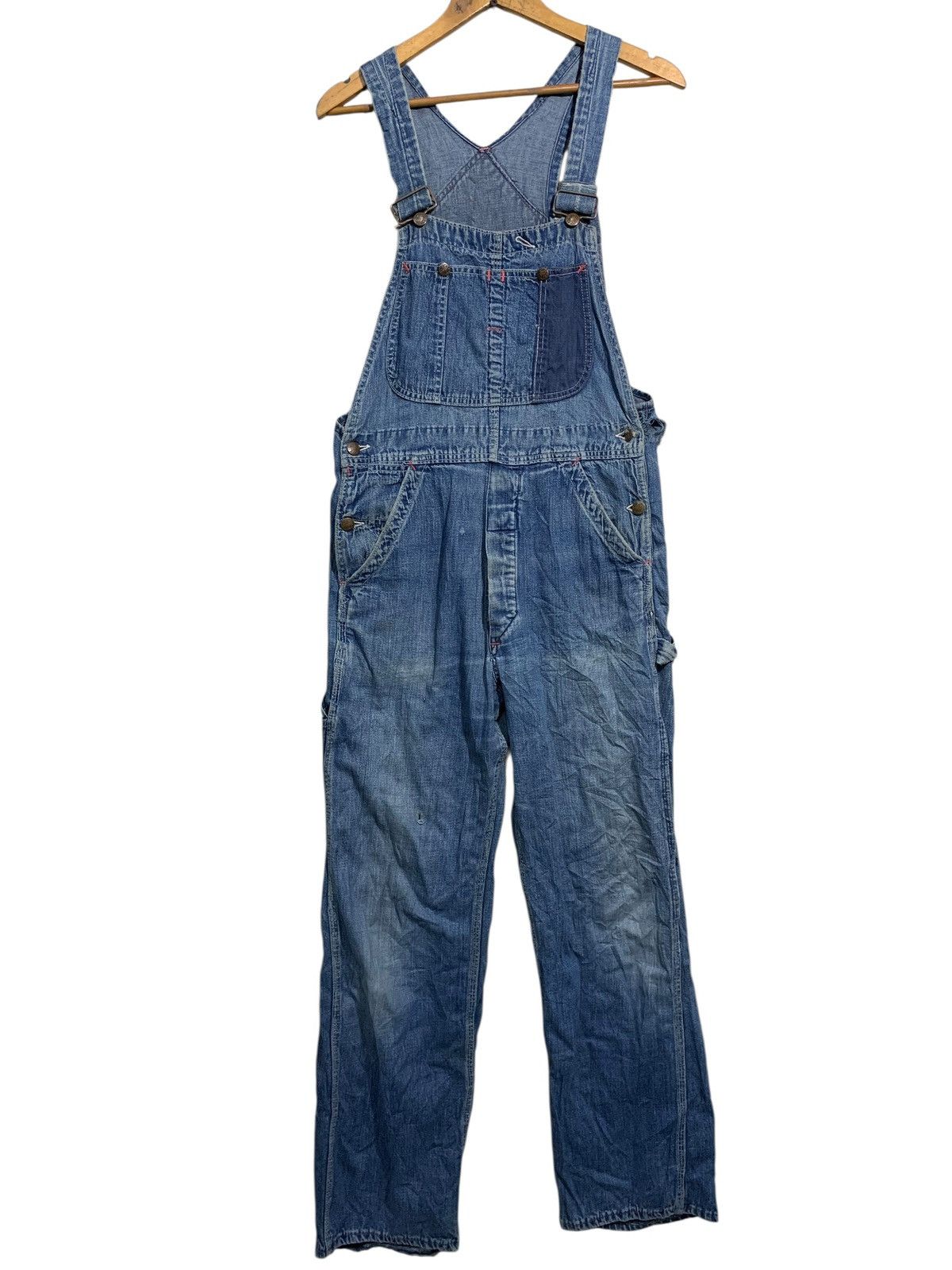 Big Mac 🔥VTG 70s BIG MAC DENIM OVERALL W32 Size US 32 / EU 48 - 1 Thumbnail