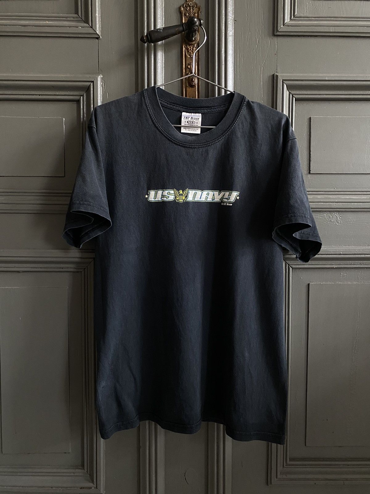 Vintage 7.62 Design Us.Navy Vintage Army T-Shirt. Size US L / EU 52-54 / 3 - 2 Thumbnail