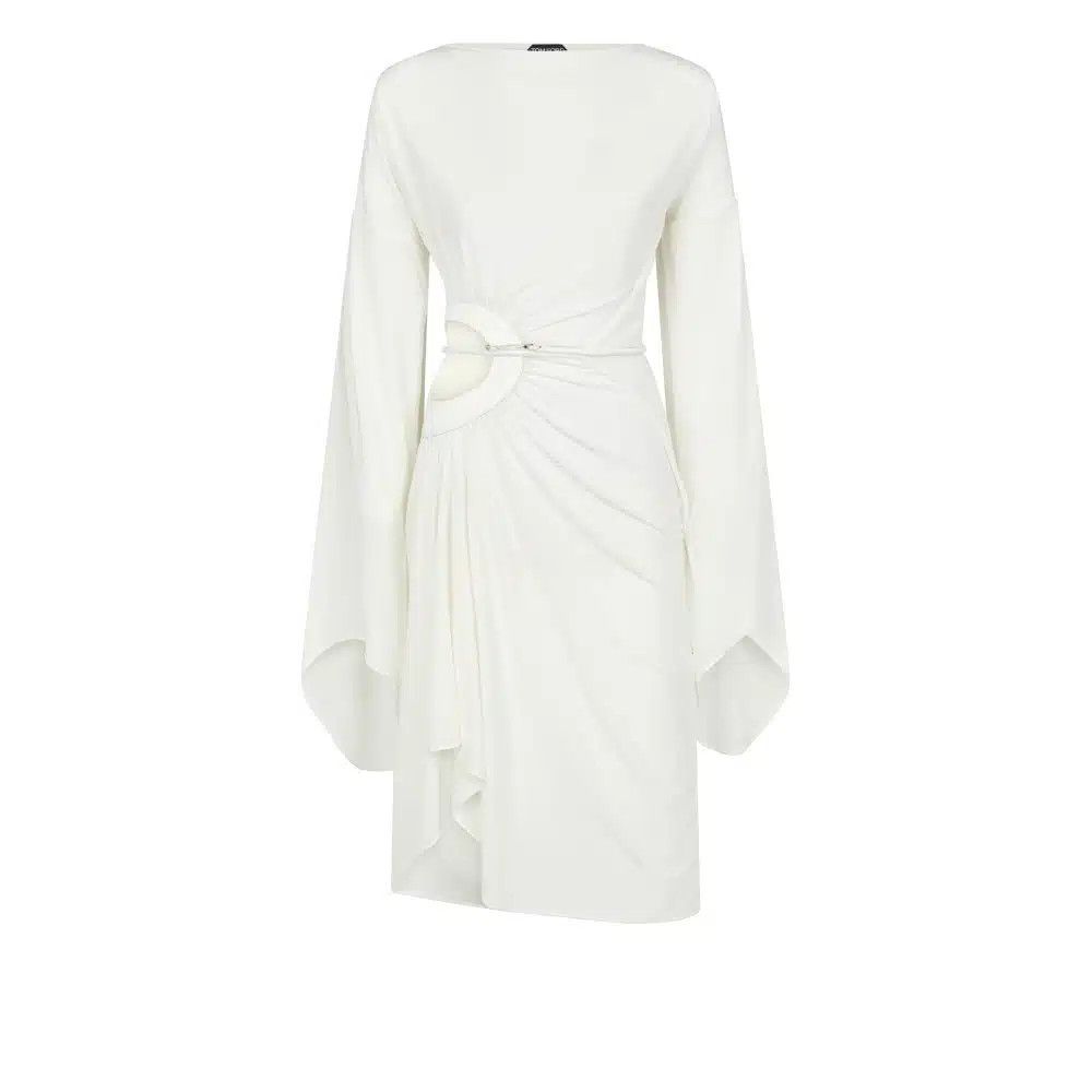 Tom Ford o1loc1c1024 ABJ727 Cut out Cocktail Dress in White Size M / US 6-8 / IT 42-44 - 1 Preview