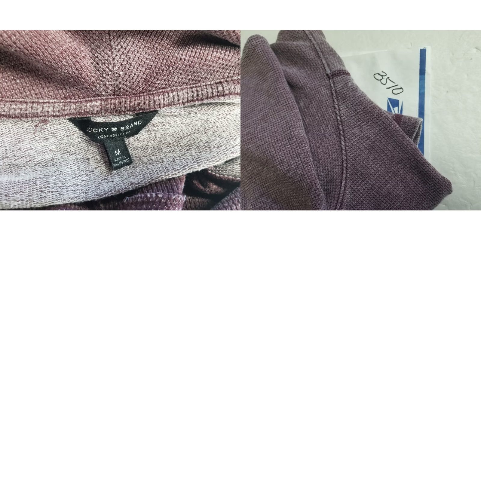 Lucky Brand Lucky Brand Sweater Womens Size M Burgundy Long Sleeve Cowl Neck Pullover Women Regular Knit Subtle Red Size M / US 6-8 / IT 42-44 - 8 Thumbnail