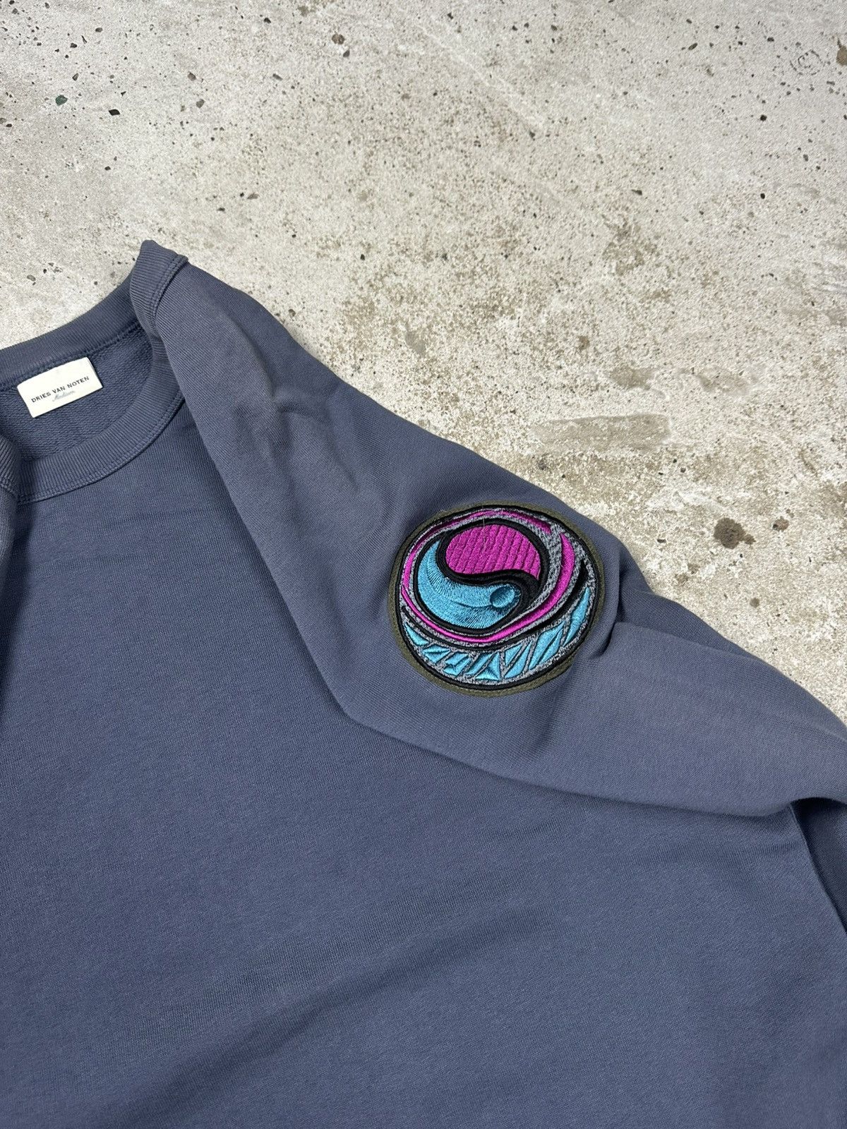 Dries Van Noten Dries Van Noten A/W 16 Psychedelic Yin Yang Crewneck Badge Size US M / EU 48-50 / 2 - 8 Thumbnail