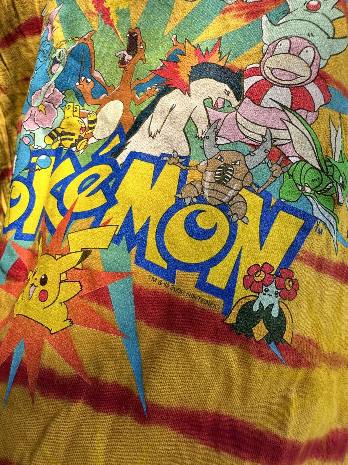 Nintendo 2000 Vintage Pokemon Nintendo Blue T-Shirt Size US S / EU 44-46 / 1 - 5 Thumbnail