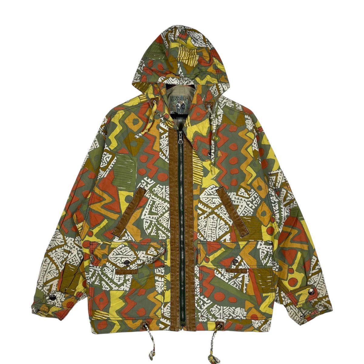 Nigel Cabourn Vintage Nigel Cabourn Geometric Parka Jacket Size US XL / EU 56 / 4 - 1 Thumbnail