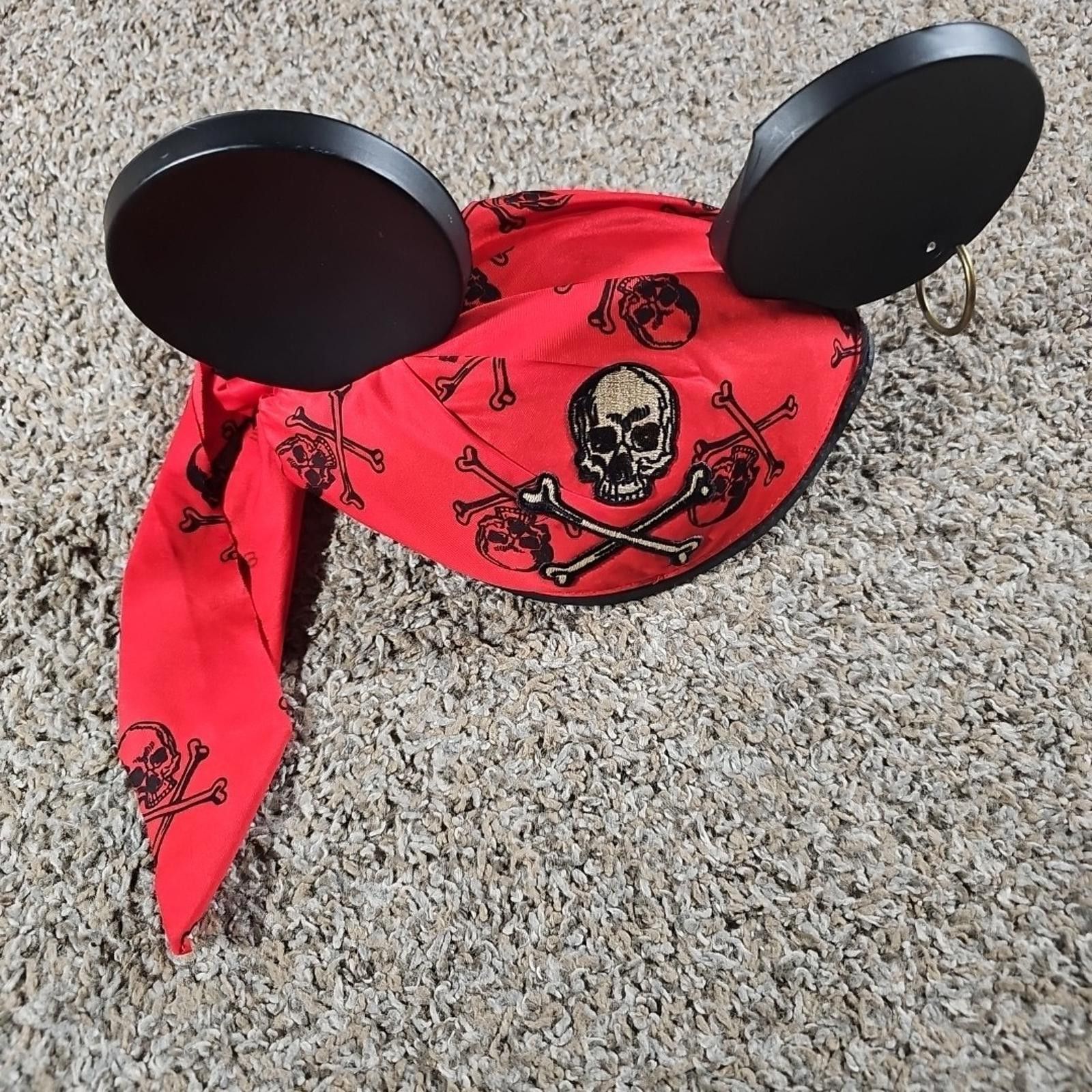 Disney Disney Pirates Jack Sparrow Mickey Ears Hat Youth SARAH Size ONE SIZE - 1 Thumbnail