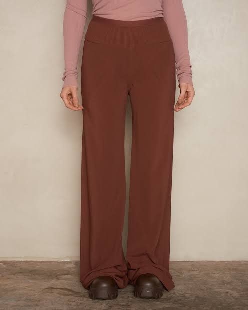 Rick Owens SS24 Lido Henna Floor-length Bias Trousers Size 28" / US 6 / IT 42 - 5 Thumbnail