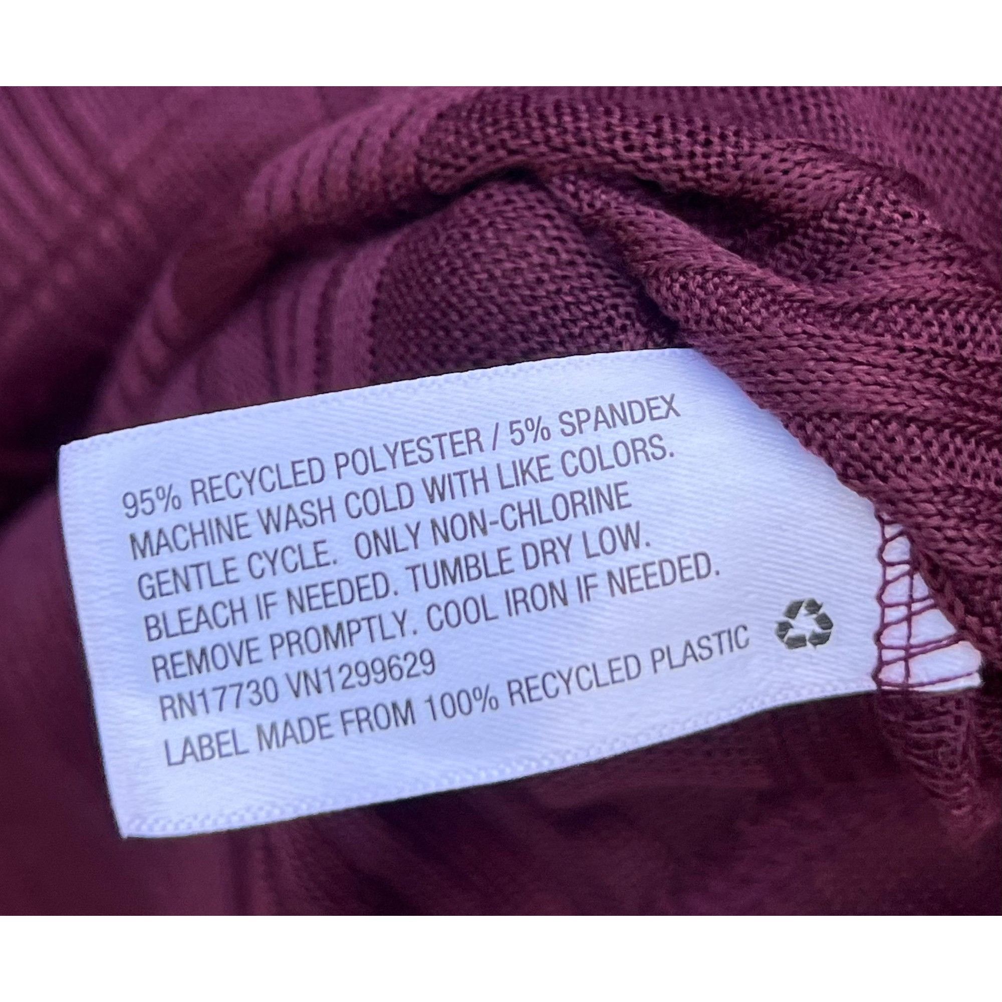 Other Knox Rose - Women's Long Sleeve Turtleneck Top - Plum - 1X Size XL / US 12-14 / IT 48-50 - 12 Thumbnail