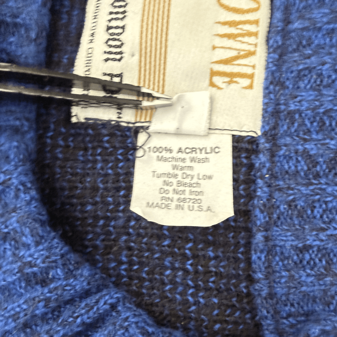 London Fog London Fog Intarsia Sweater Size US L / EU 52-54 / 3 - 3 Thumbnail