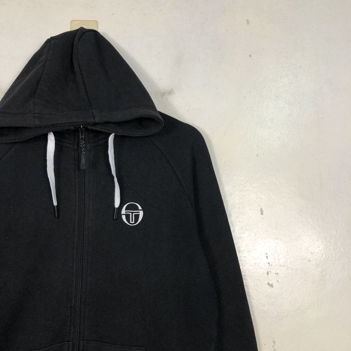 Sergio Tacchini 📌Vintage Zipper Hoodie Sergio Tacchini Big Logo Size US M / EU 48-50 / 2 - 8 Thumbnail