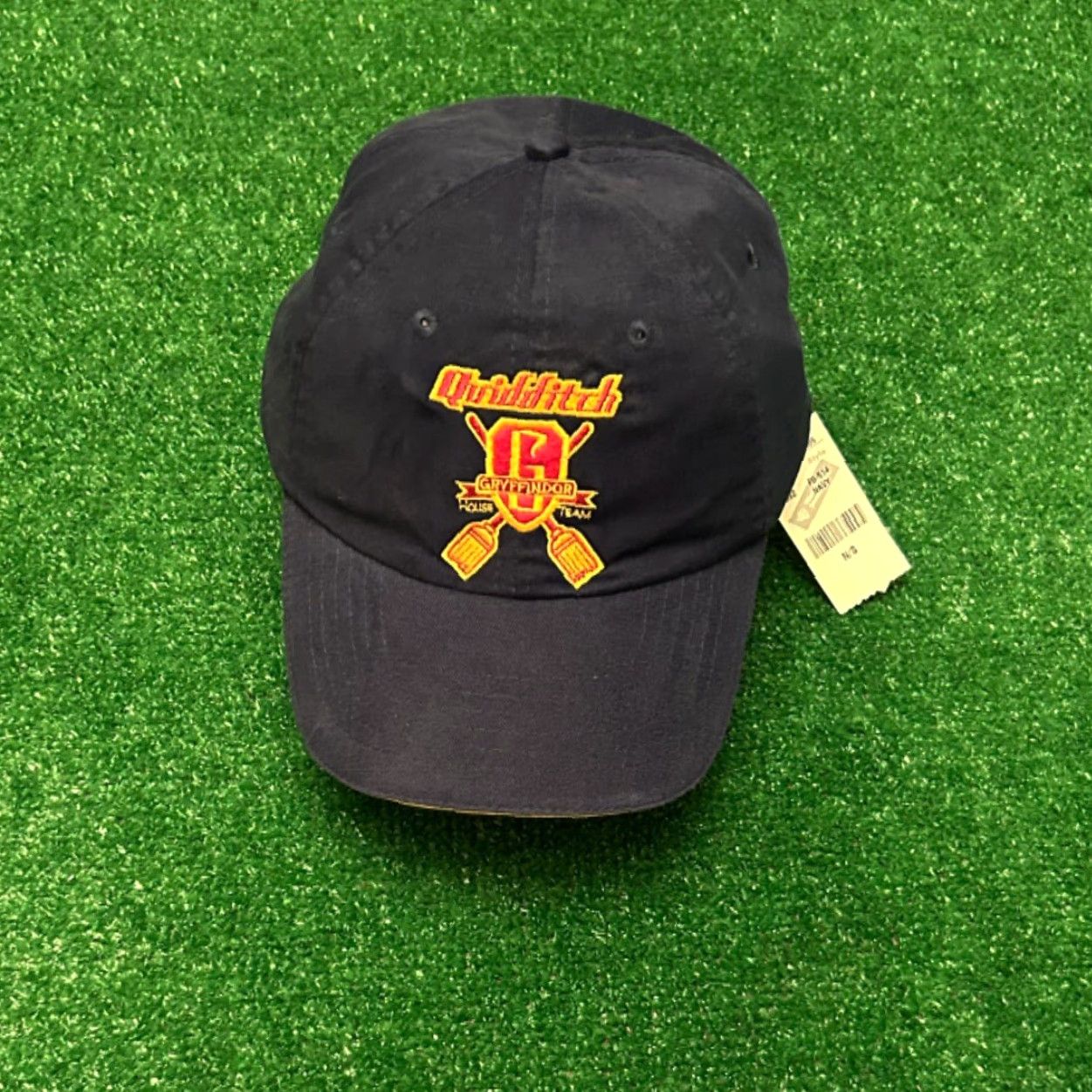 Vintage VINTAGE Harry Potter Gryffindor Quidditch Hat Cap 2000 Movie Warner Bros Adult One Size Blue Adjustable Men Baseball Cap Size ONE SIZE - 4 Thumbnail
