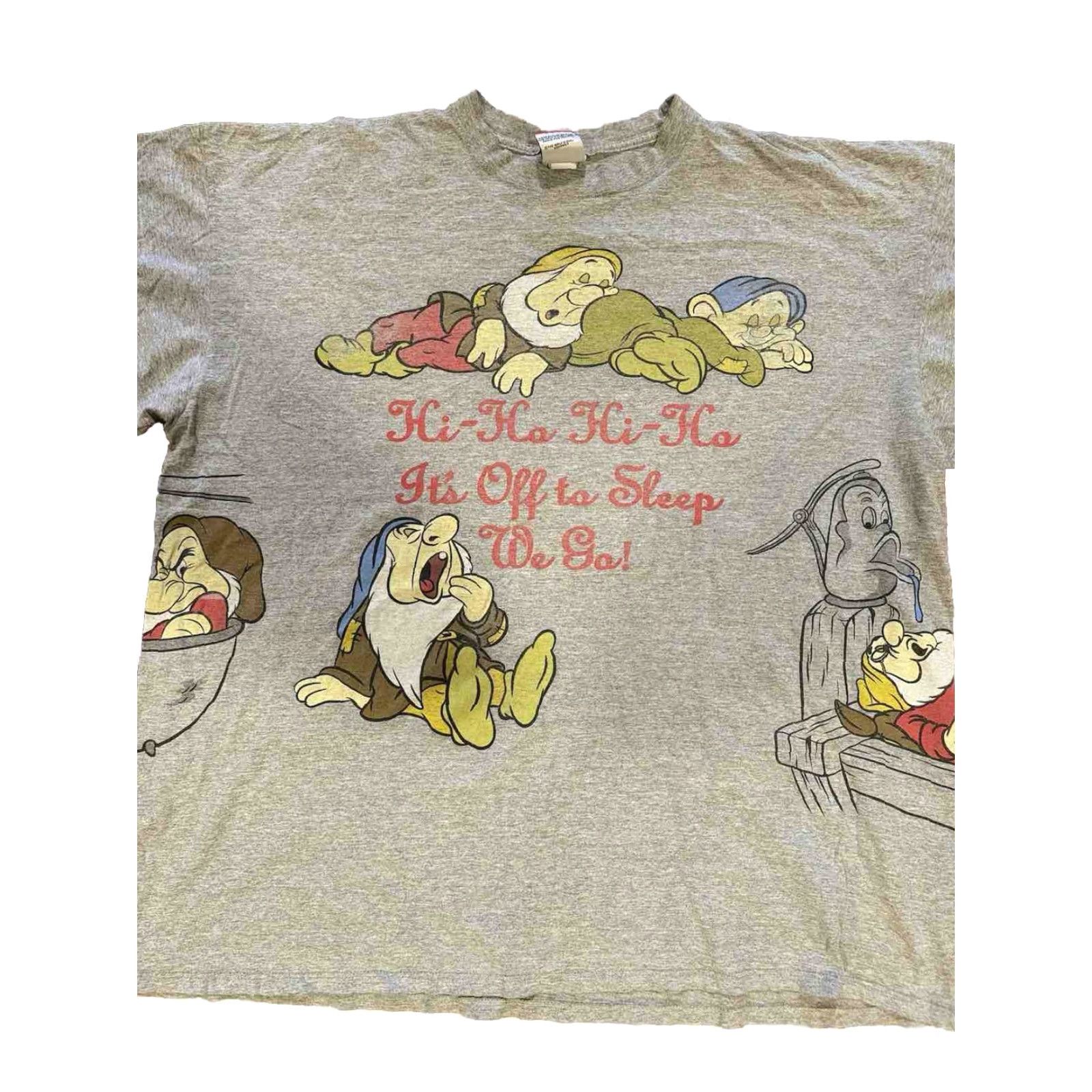 Disney VINTAGE Disney Snow White 7 Dwarfs All Over Print AOP Sleep shirt One Size Gray Size US XXL / EU 58 / 5 - 5 Thumbnail