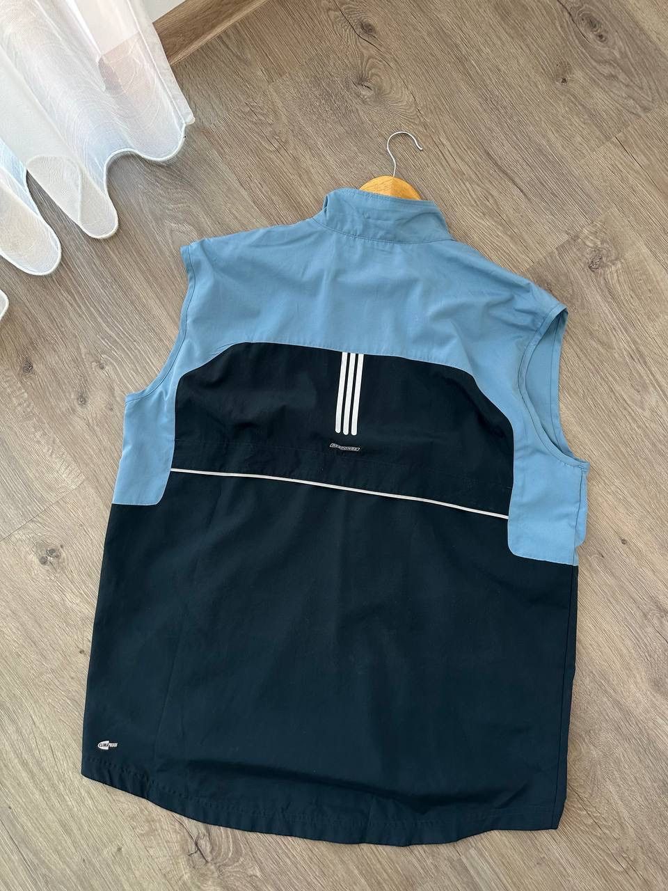 Adidas × Vintage Vintage Adidas Blue Nylon Sportswear West Size US L / EU 52-54 / 3 - 12 Thumbnail