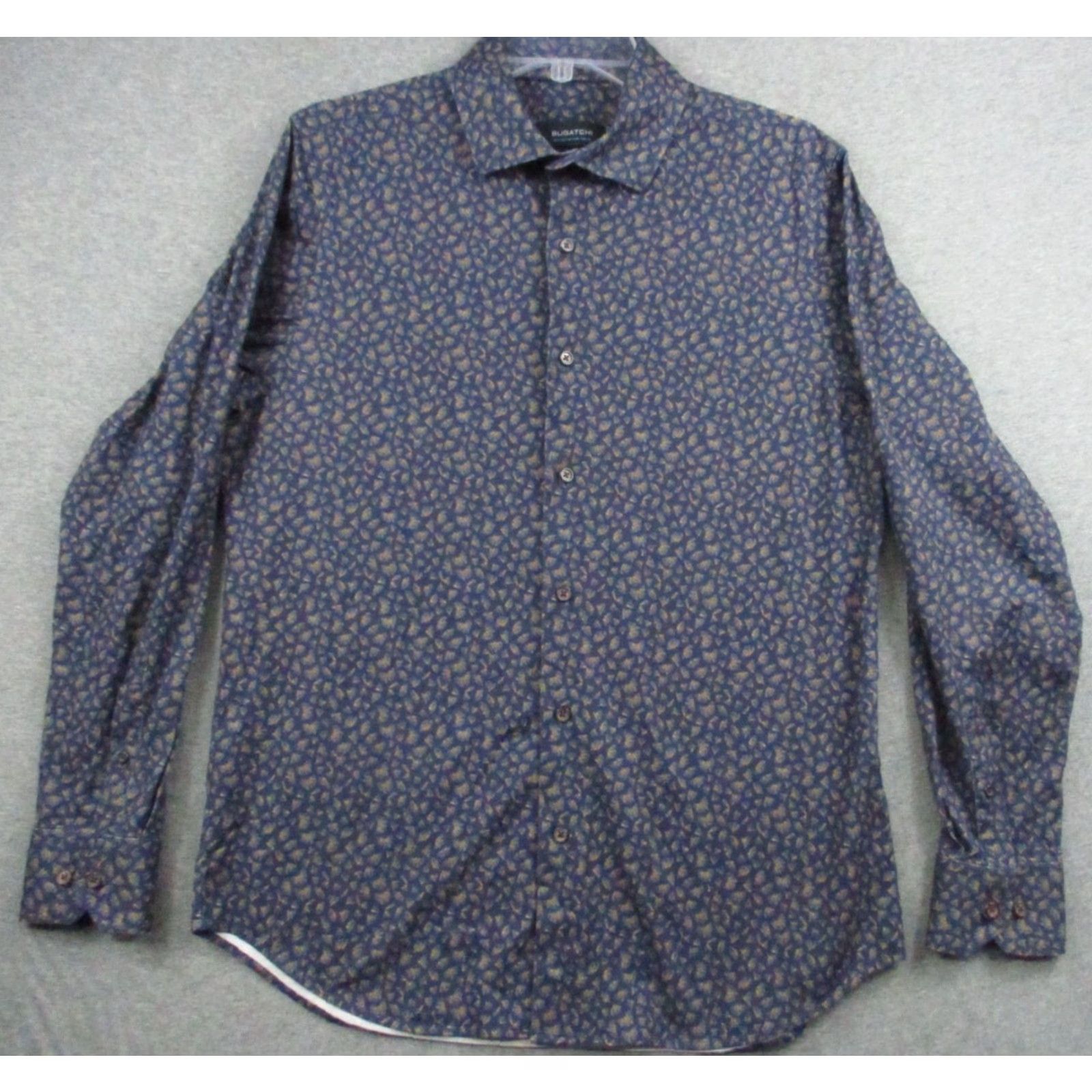 BUGATCHI BUGATCHI Shirt Medium Mens Animal Print Luxury Sport Classic 3 Way Stretch RARE Size US M / EU 48-50 / 2 - 2 Thumbnail