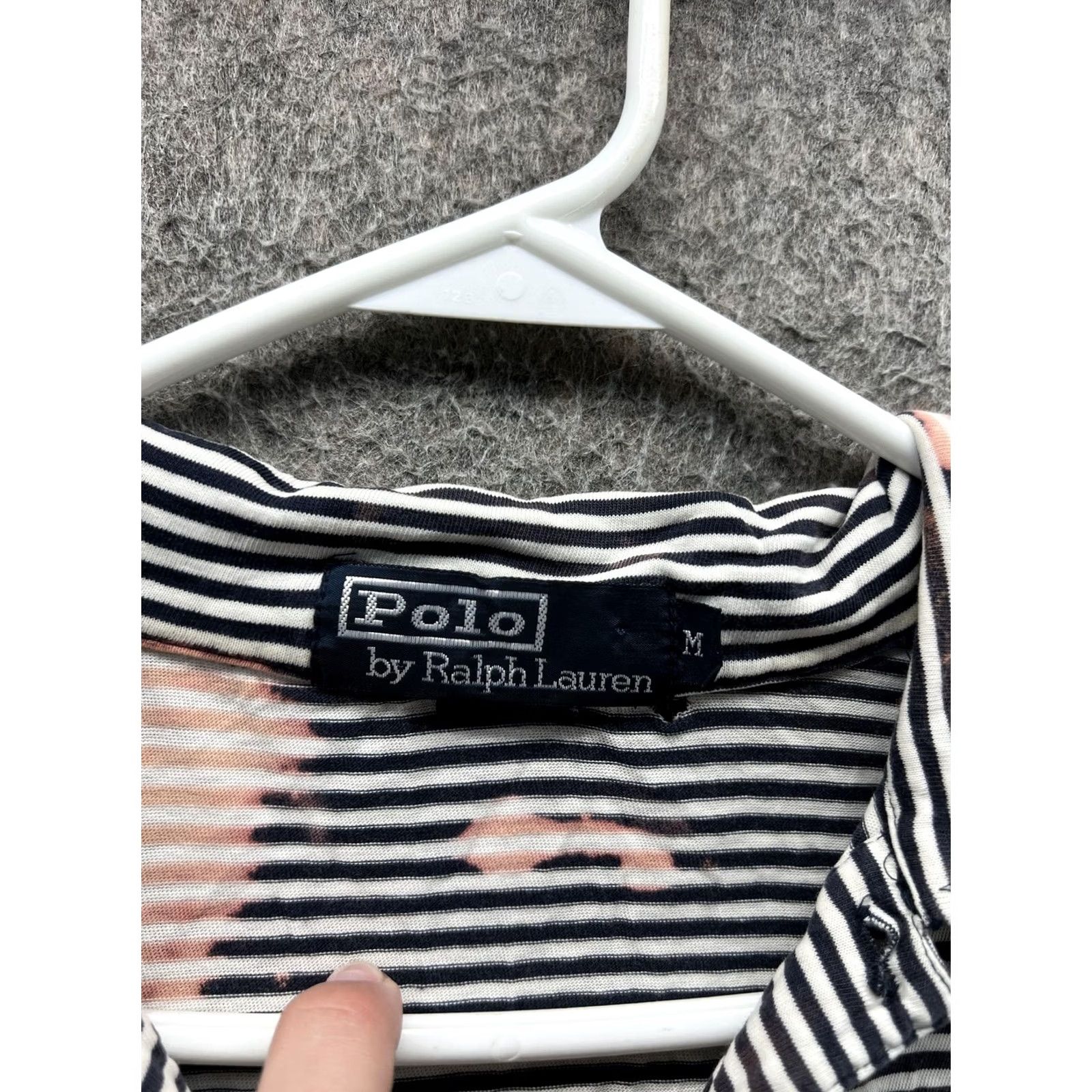 Polo Ralph Lauren Polo By Ralph Lauren Polo Shirt Mens M Blue Stripe Shirt Casual Polo by Ralph Lauren Mens M Blue Stripe Size US M / EU 48-50 / 2 - 2 Thumbnail