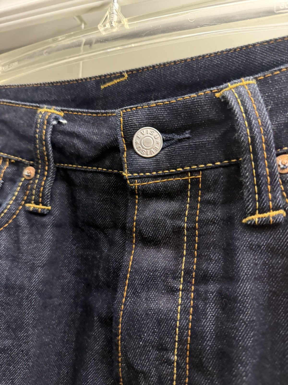 Playboi Carti Evisu x Opium ComplexCon Exclusive Japan Raw Denim Size US 33 - 4 Thumbnail