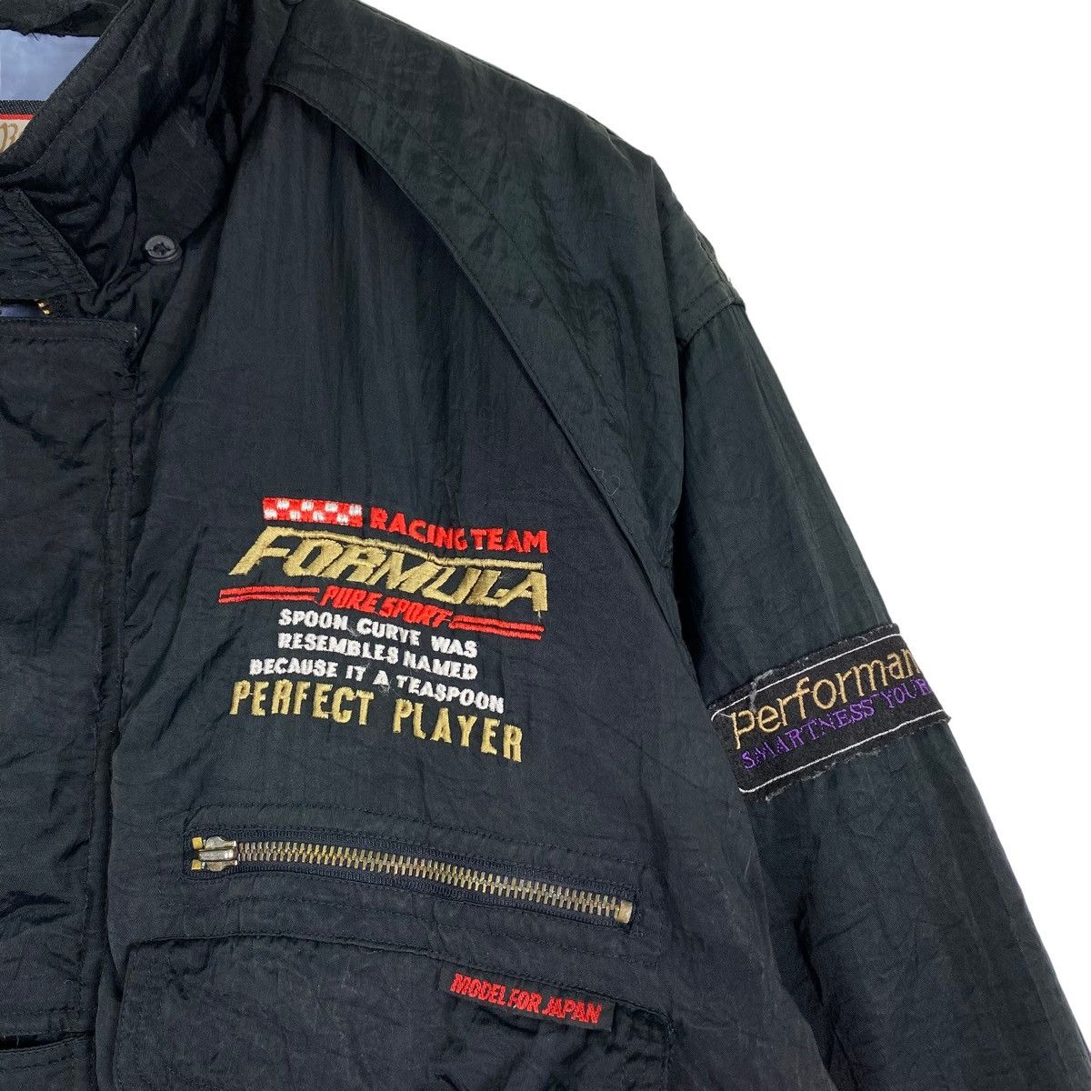 Hein Gericke × Kadoya 💥VINTAGE FORMULA RACING PERFOMANCE BOMBER JACKET Size US L / EU 52-54 / 3 - 6 Thumbnail