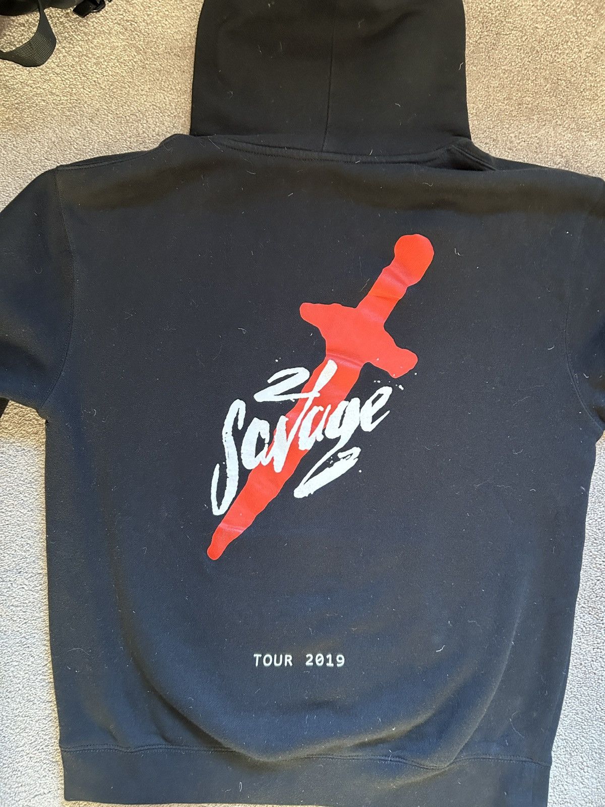 Other 21 Savage I am I was Tour Hoodie Size US L / EU 52-54 / 3 - 3 Thumbnail