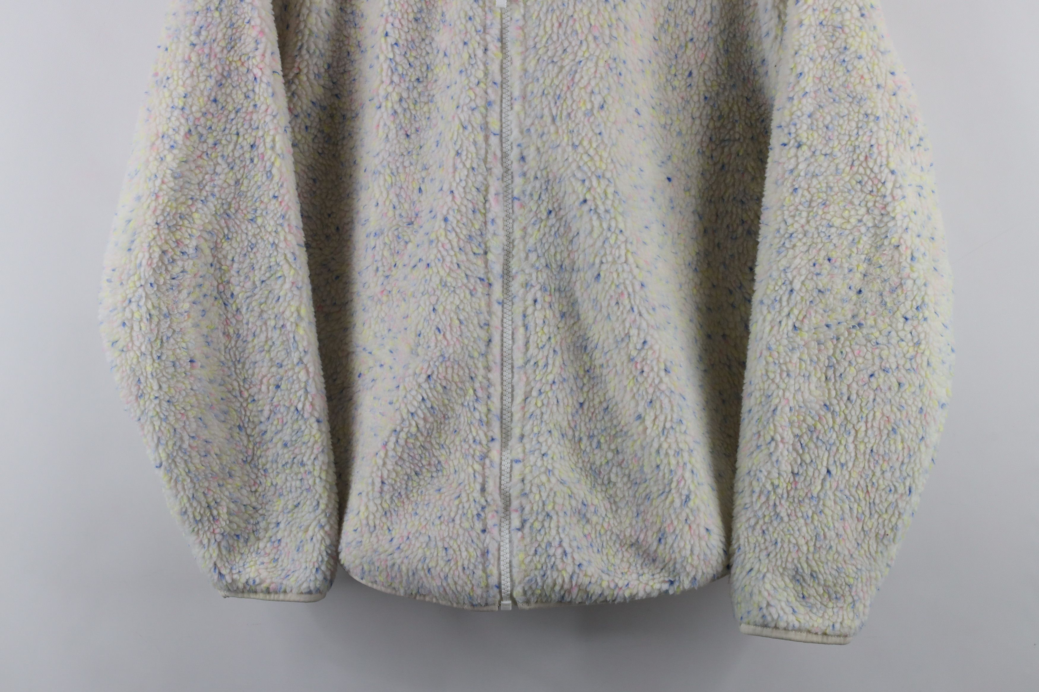 J.Crew × Vintage J Crew Fleck Deep Pile Fleece Full Zip Jacket Polyester Size M / US 6-8 / IT 42-44 - 3 Thumbnail