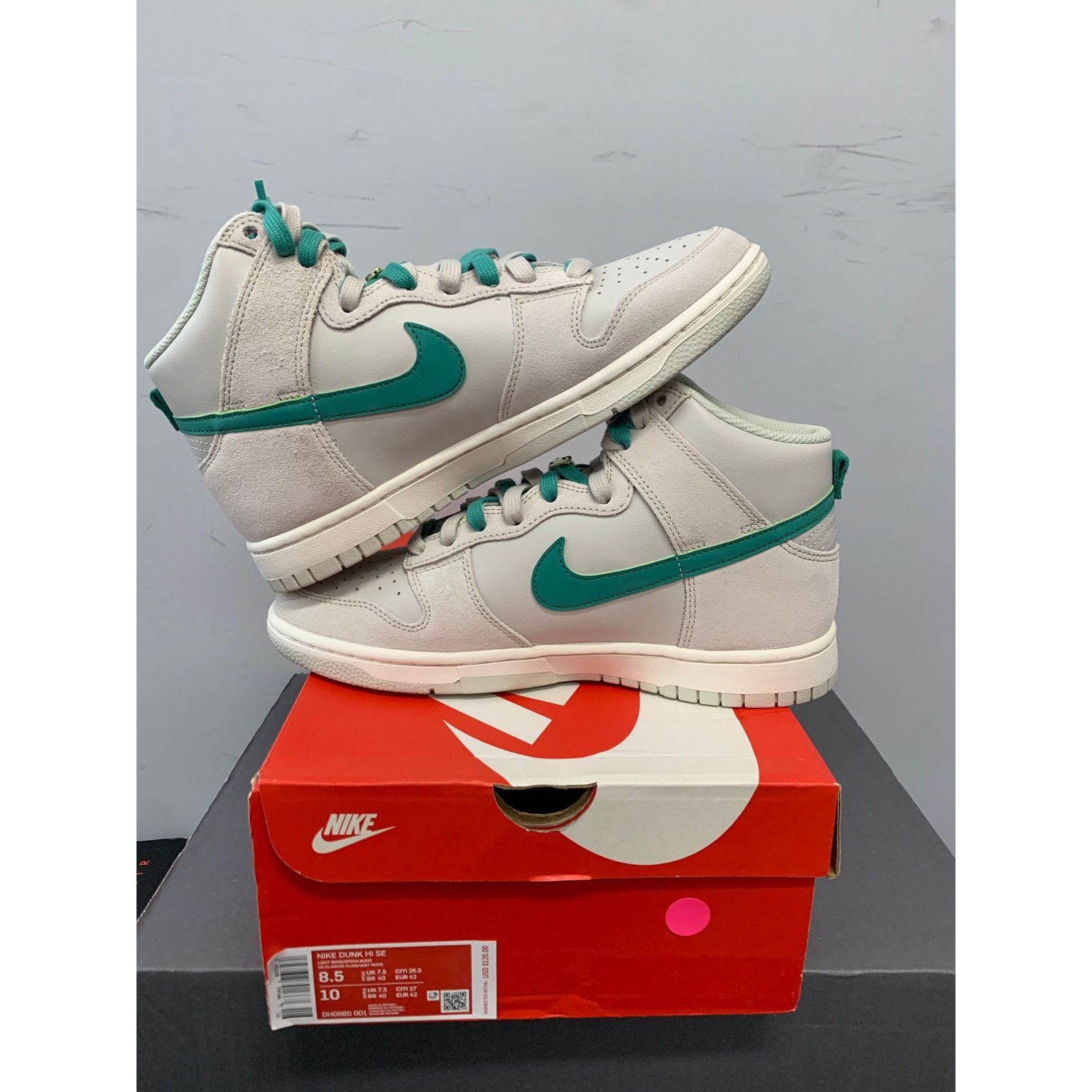 Nike Nike Dunk High First Use Sail Size 8.5 BRAND NEW SHIPS NOW Size US 8.5 / EU 41-42 - 5 Thumbnail