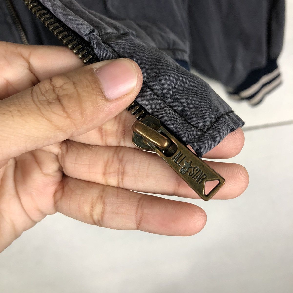 Japanese Brand 📌Vintage Bomber Jacket Zipper Converse All Star Size US M / EU 48-50 / 2 - 17 Thumbnail