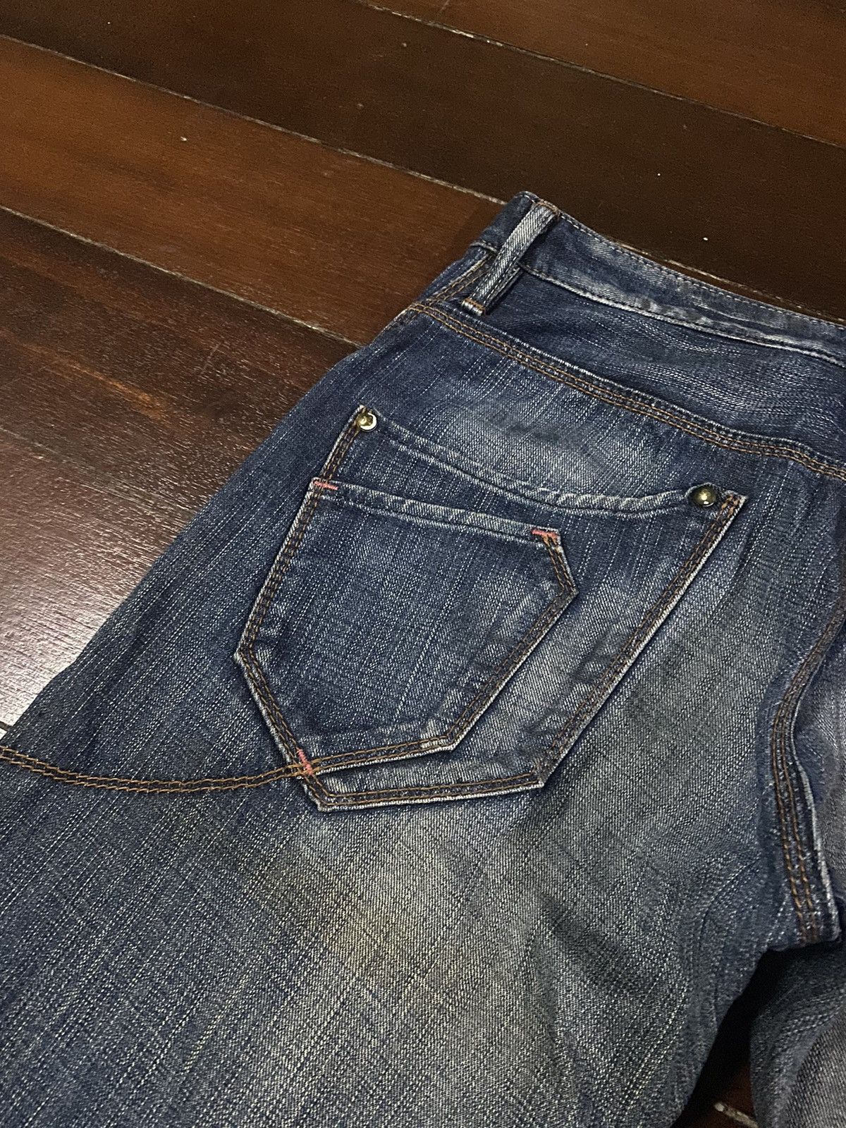 Edwin × Japanese Brand FIRE 🔥 EDWIN E-FUNCTION CURVE FLARE JEANS Size US 32 / EU 48 - 18 Thumbnail