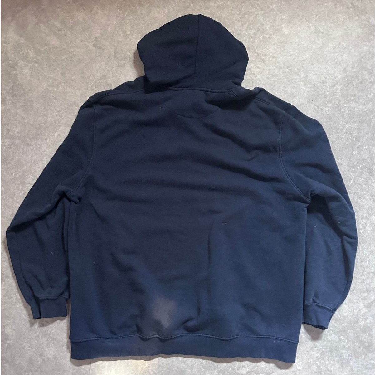 Nike 2000s Vintage Nike Navy Hoodie -XXL Size US XXL / EU 58 / 5 - 3 Thumbnail