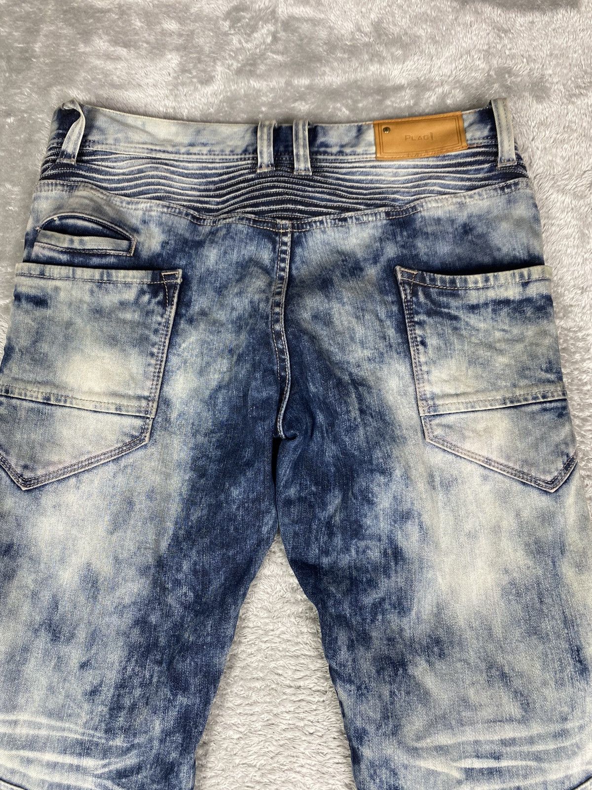 Issey Miyake × Tete Homme Plag Tete Homme Biker Pants. S0113 Size US 32 / EU 48 - 14 Thumbnail