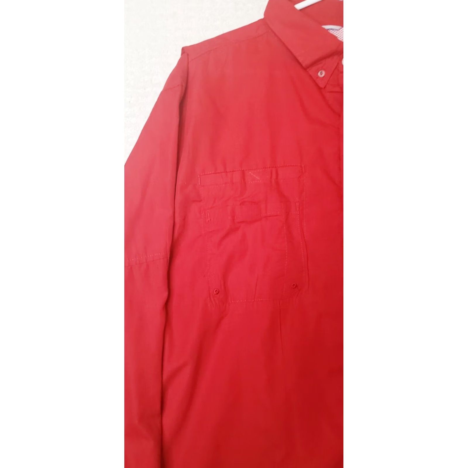 Vintage Columbia Omni-Shade Shirt Mens XL Red Vented Long Sleeve Outdoors Fishing Shirt Size US XL / EU 56 / 4 - 4 Thumbnail